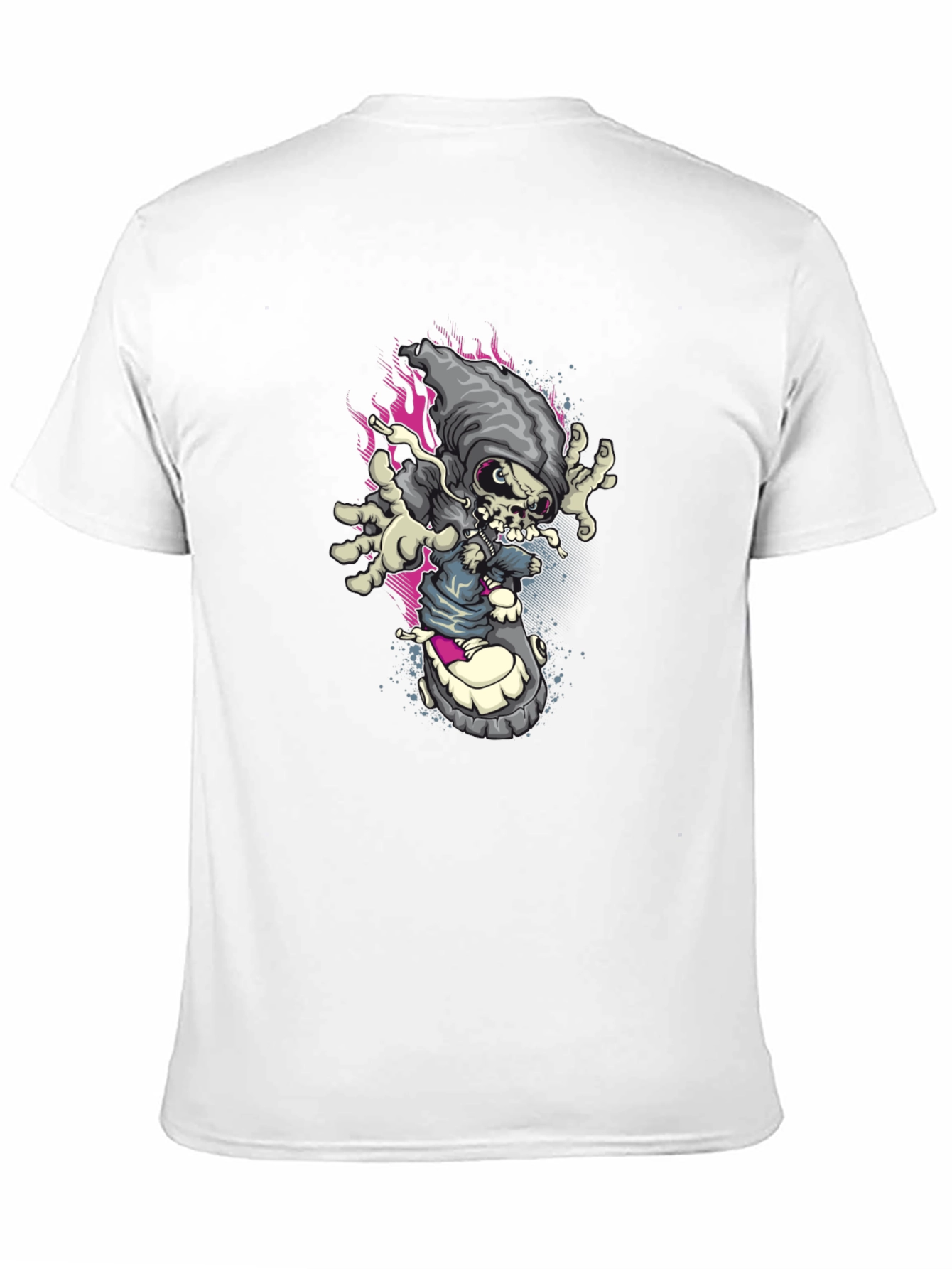Skate Reaper Graphic Tee - Edgy Streetwear