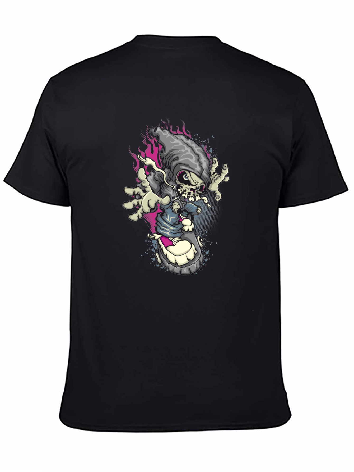 Skate Reaper Graphic Tee - Edgy Streetwear
