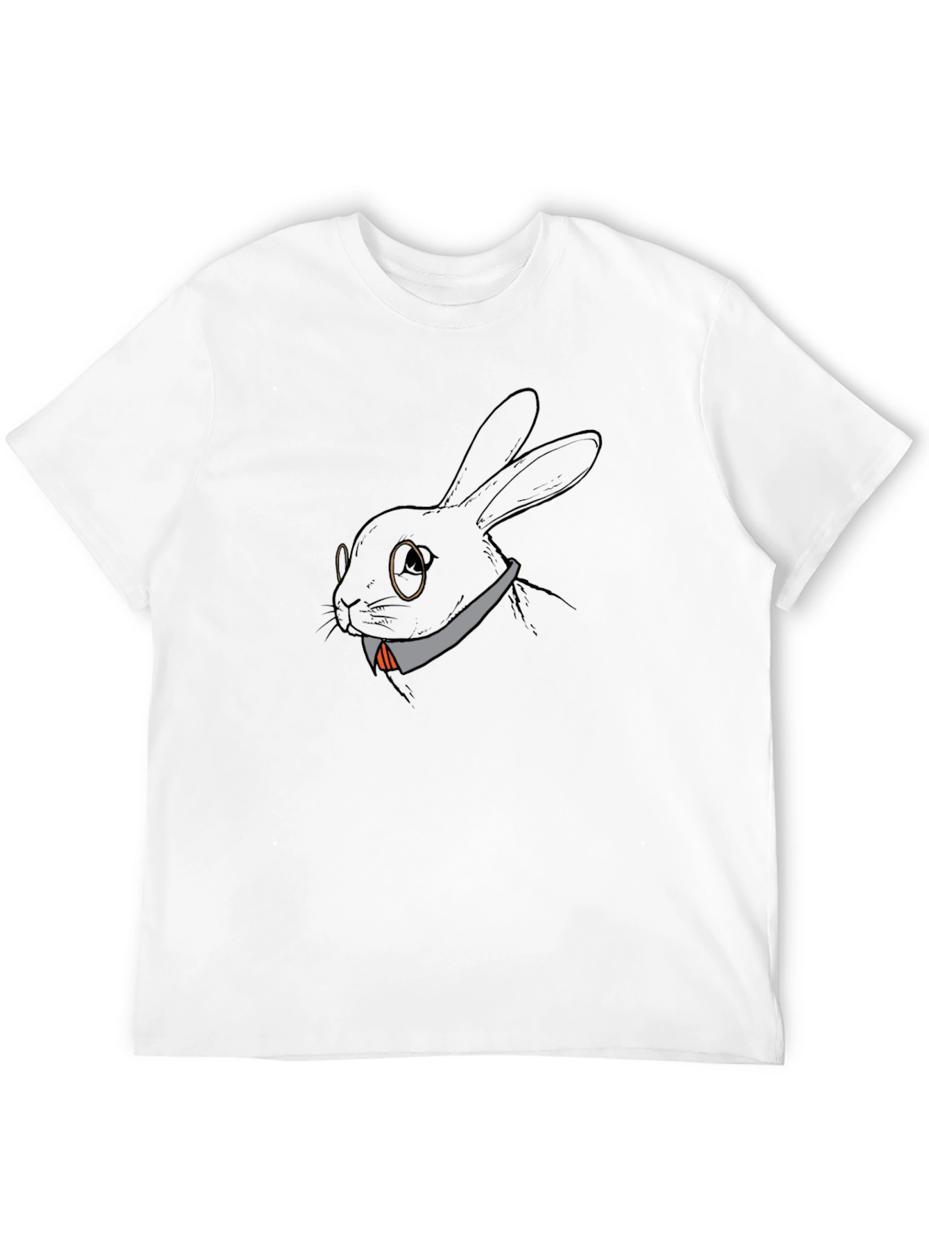 Black Rabbit with Glasses Tee