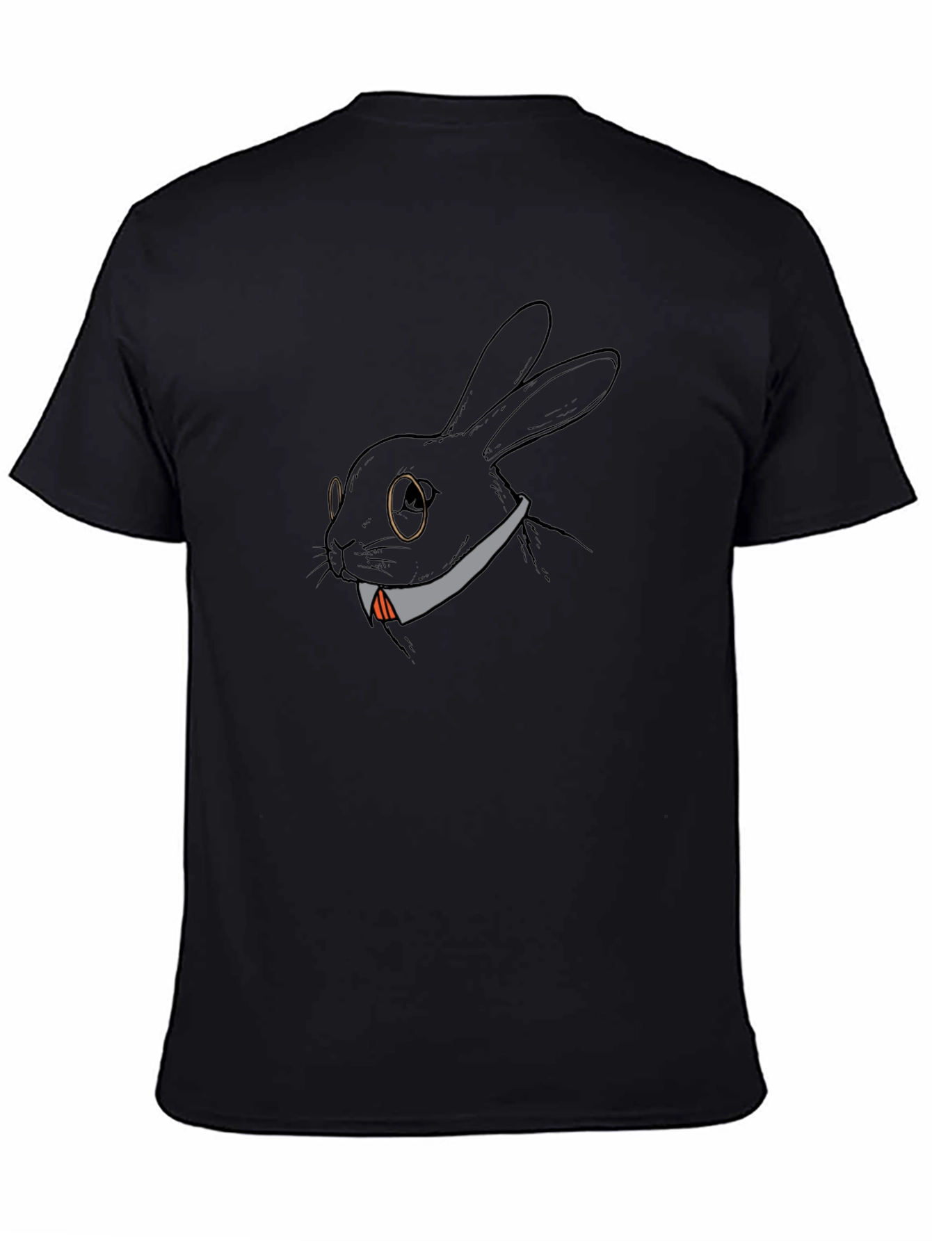Black Rabbit with Glasses Tee