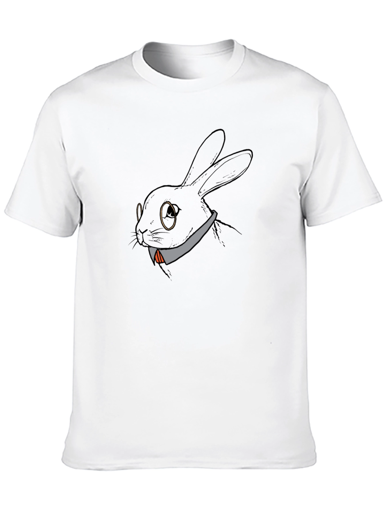 Black Rabbit with Glasses Tee