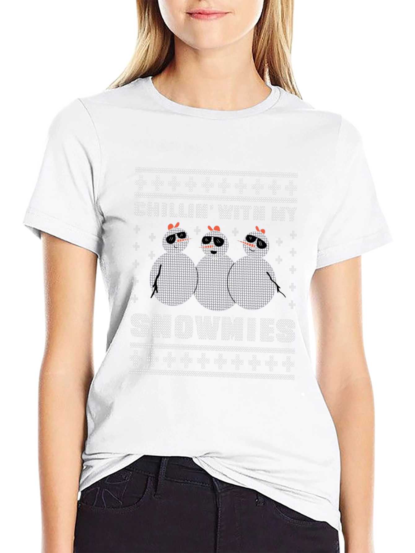 Chillin with My Snowmies Graphic Tee