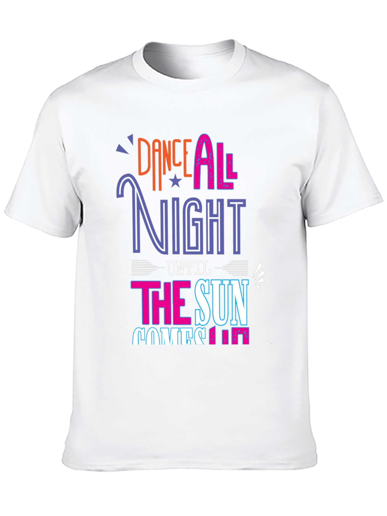 Dance All Night Graphic Tee - Black