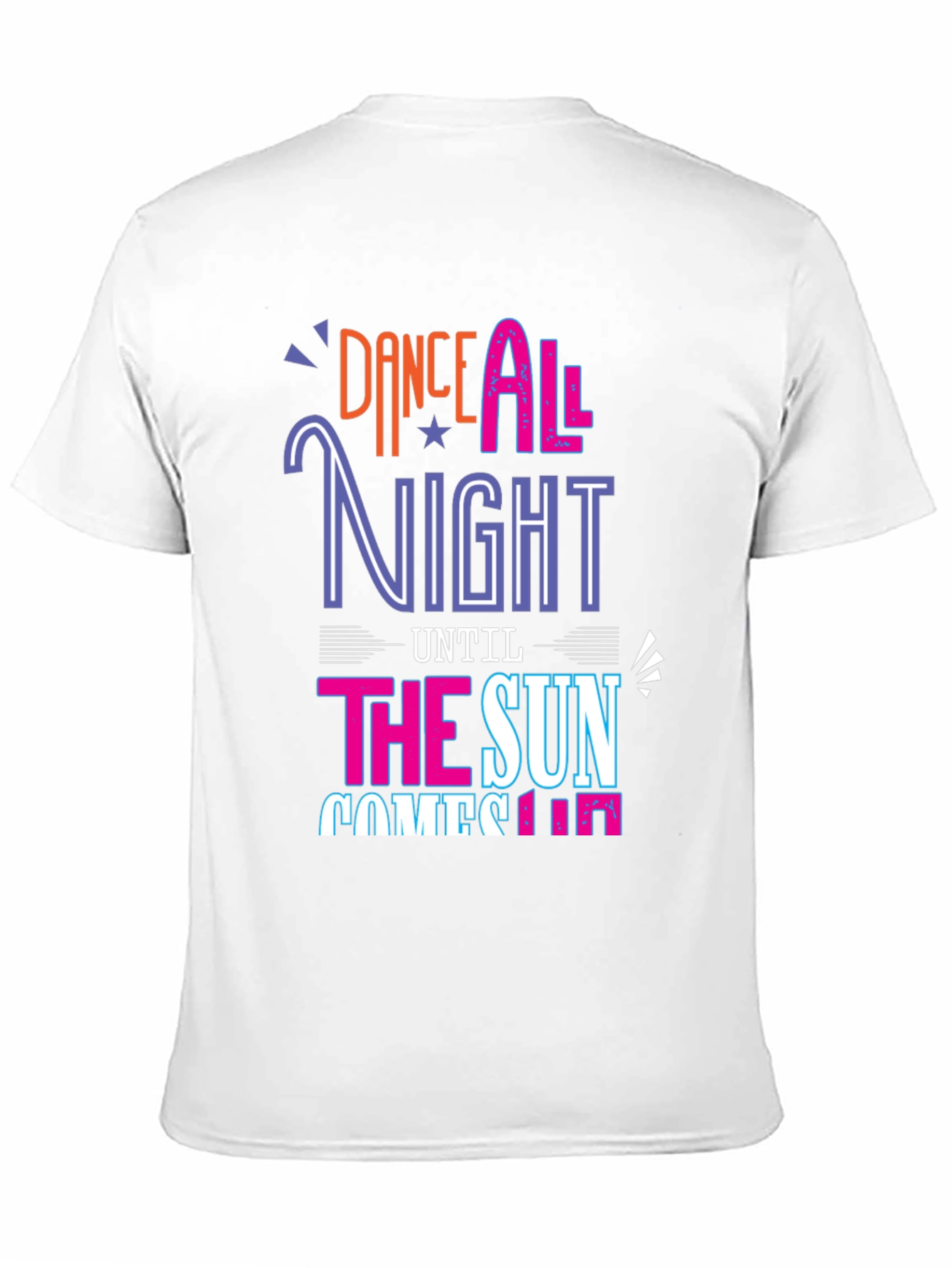Dance All Night Graphic Tee - Black