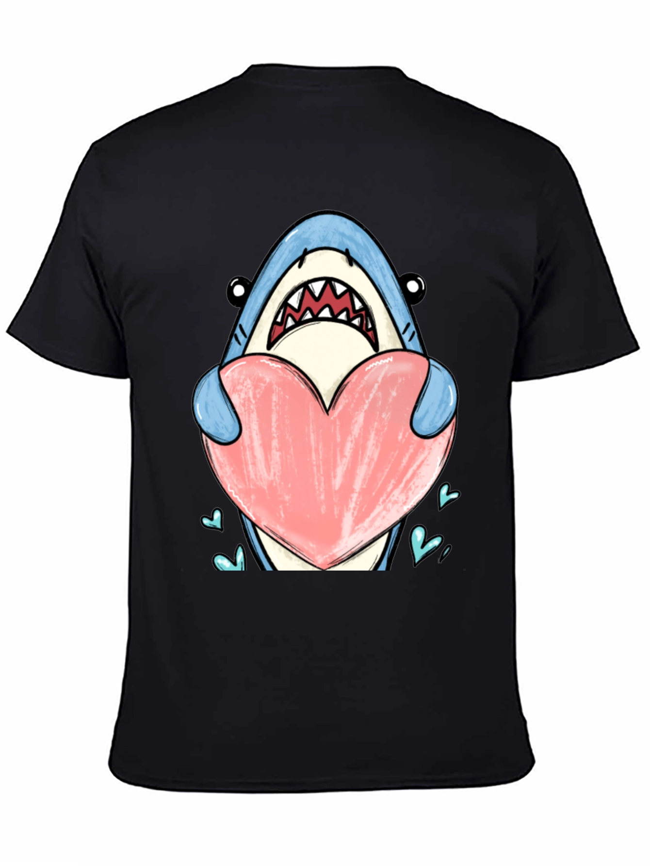 Shark Heart Graphic T-Shirt - Love Bites!