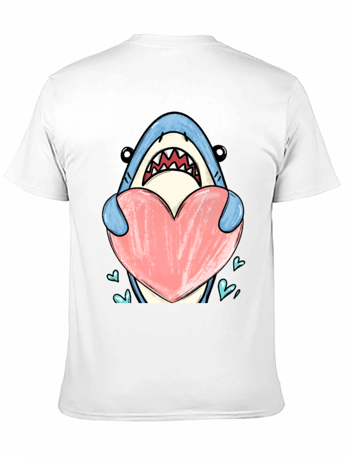 Shark Heart Graphic T-Shirt - Love Bites!