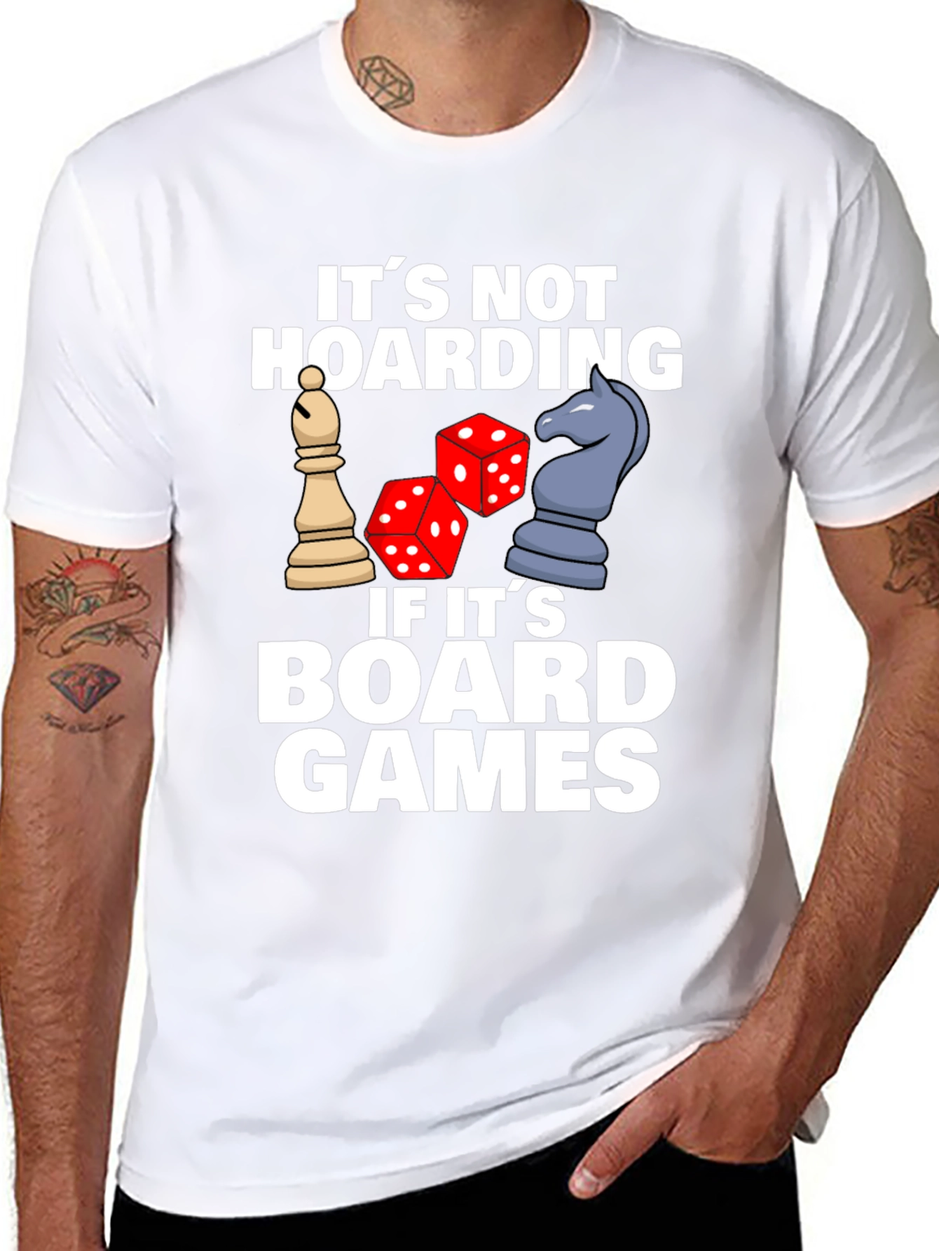 Board Games Hoarding Funny T-Shirt