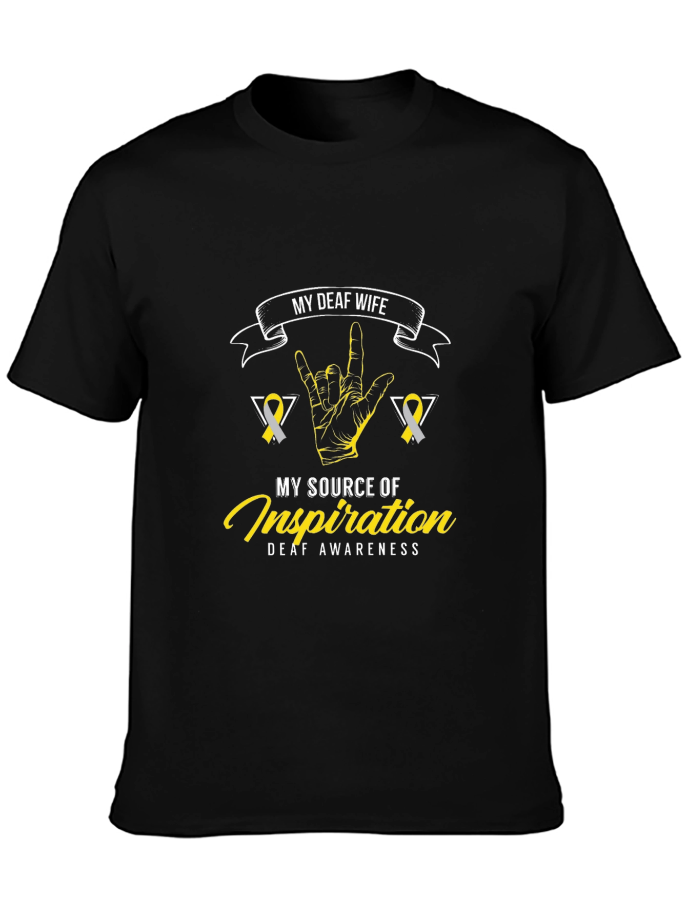 Deaf Wife Inspiration T-Shirt