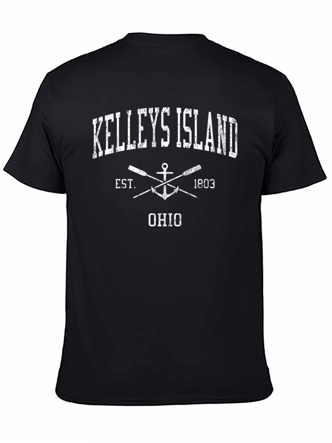 Kelleys Island Ohio Anchor Graphic Tee