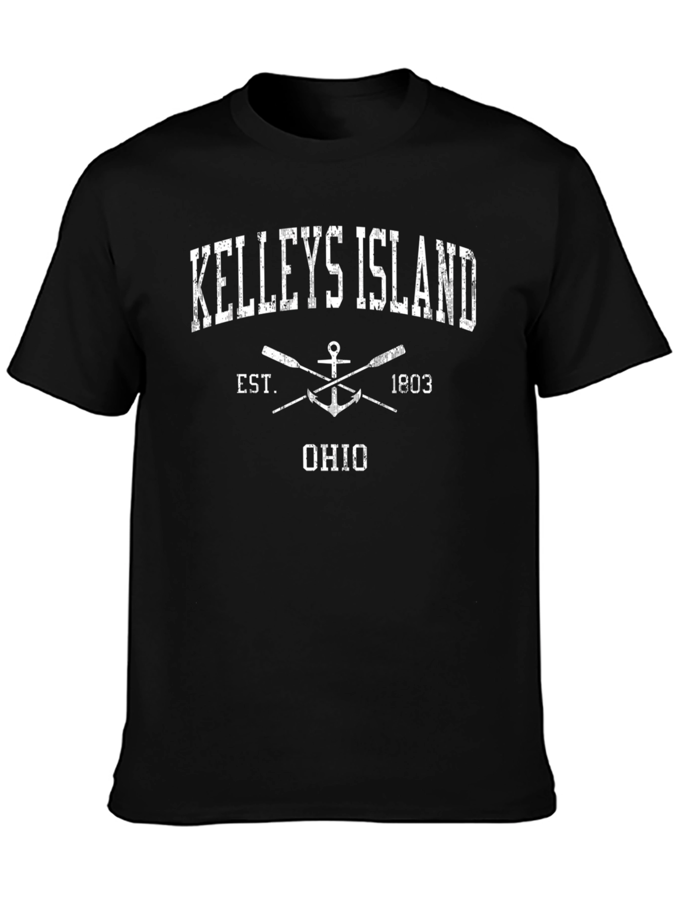 Kelleys Island Ohio Anchor Graphic Tee