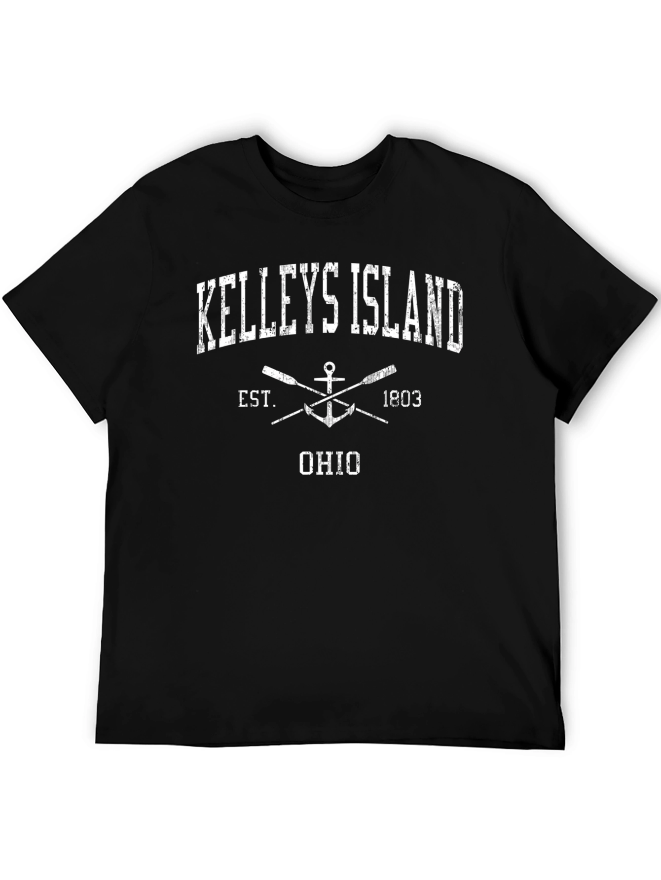 Kelleys Island Ohio Anchor Graphic Tee