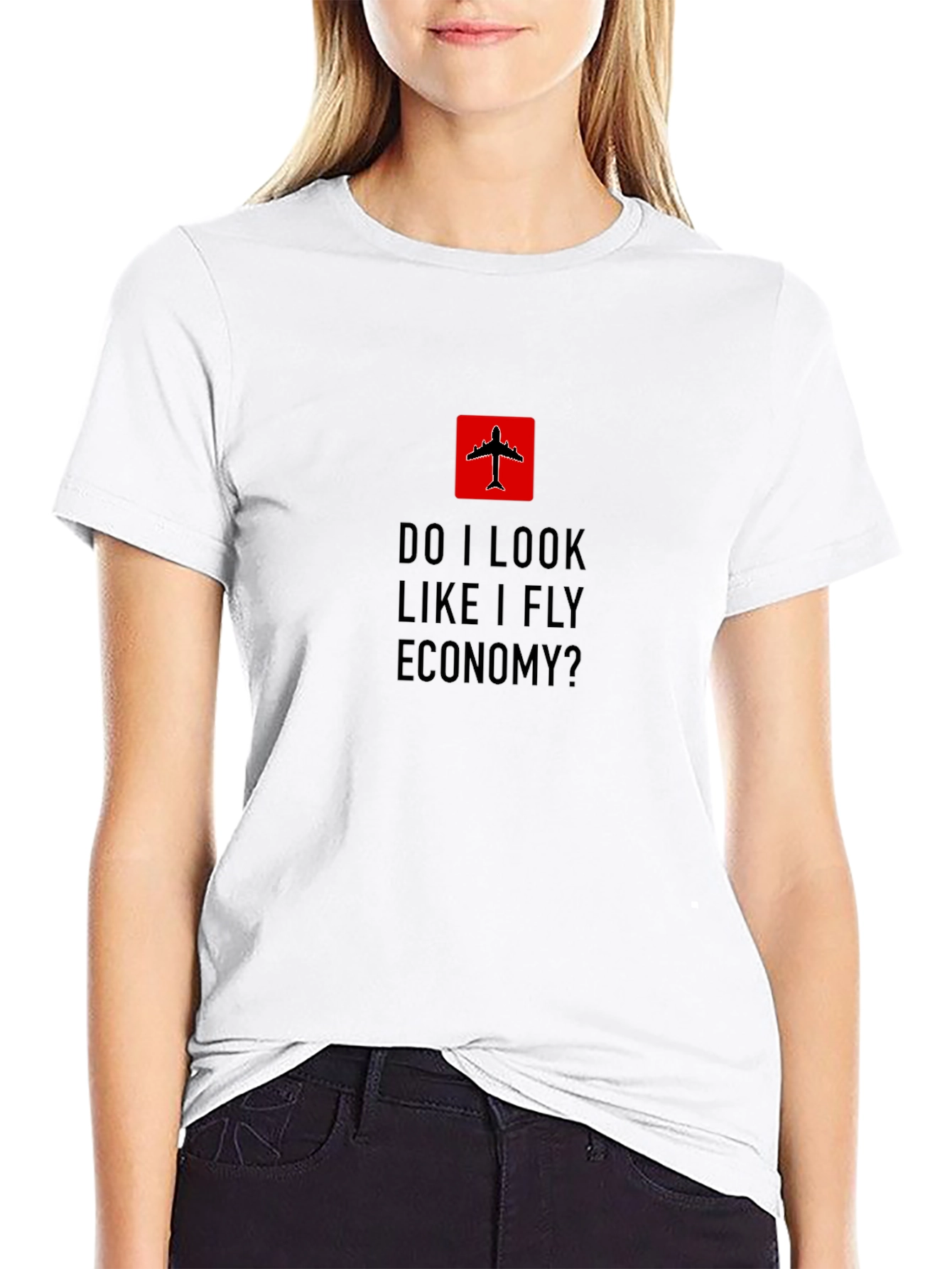 Funny First Class Airplane T-Shirt