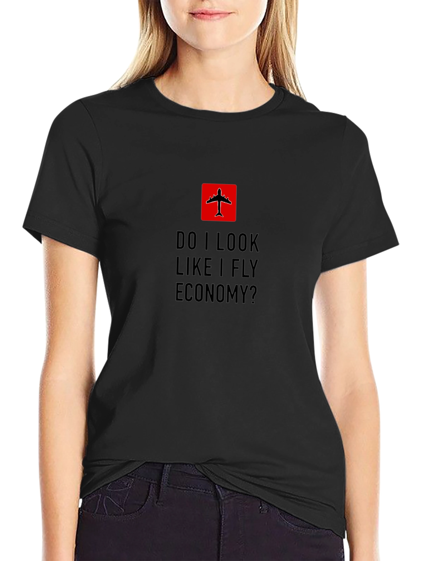 Funny First Class Airplane T-Shirt