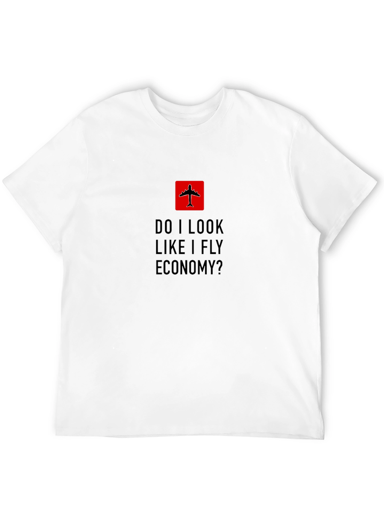 Funny First Class Airplane T-Shirt