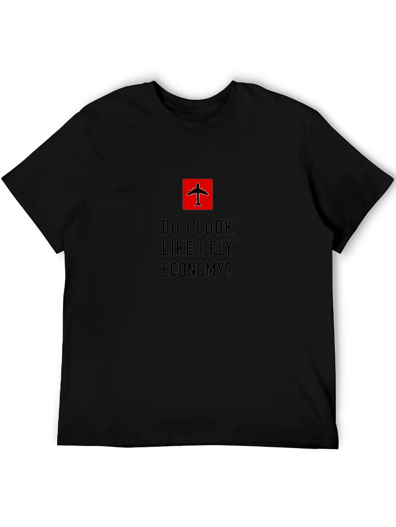 Funny First Class Airplane T-Shirt
