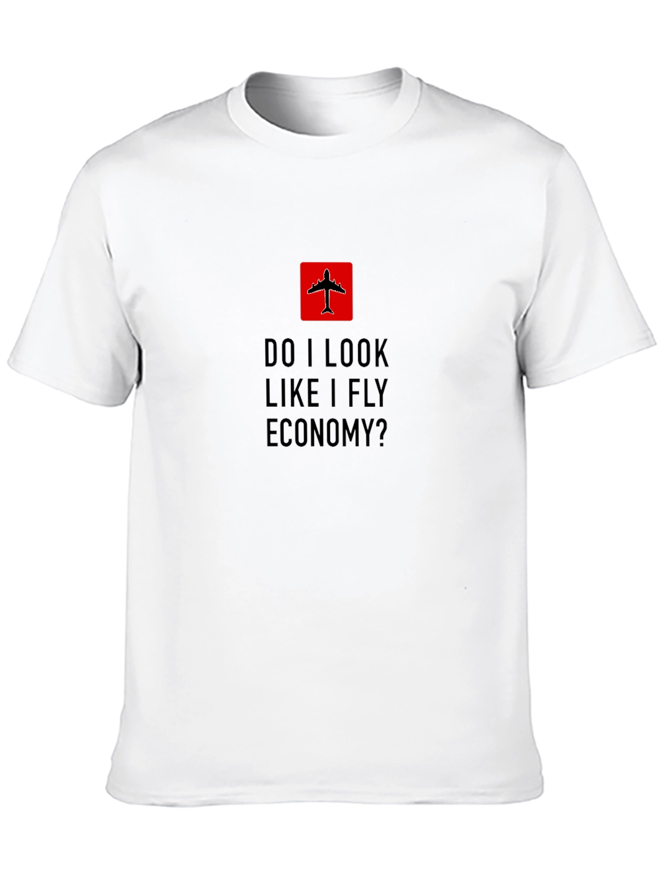 Funny First Class Airplane T-Shirt