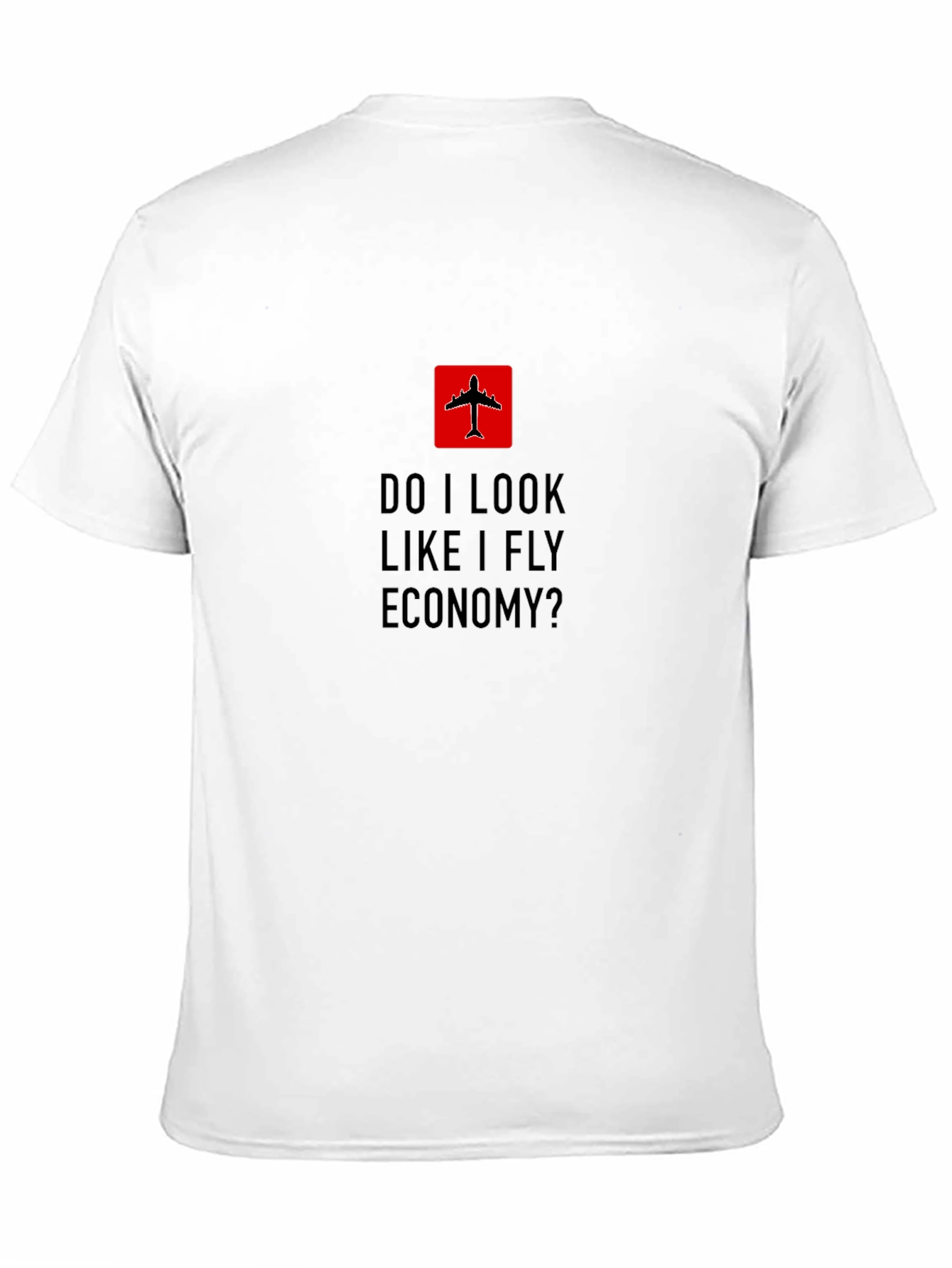 Funny First Class Airplane T-Shirt