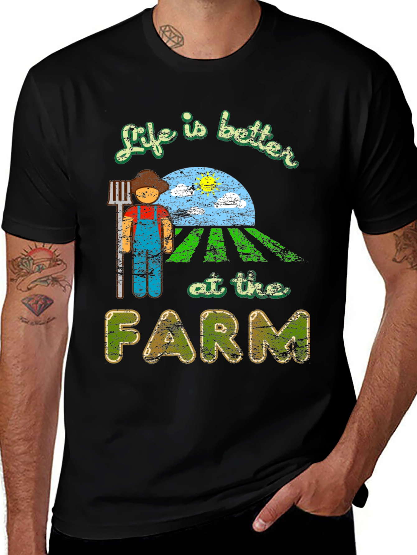 Life is Better at the Farm Graphic T-Shirt