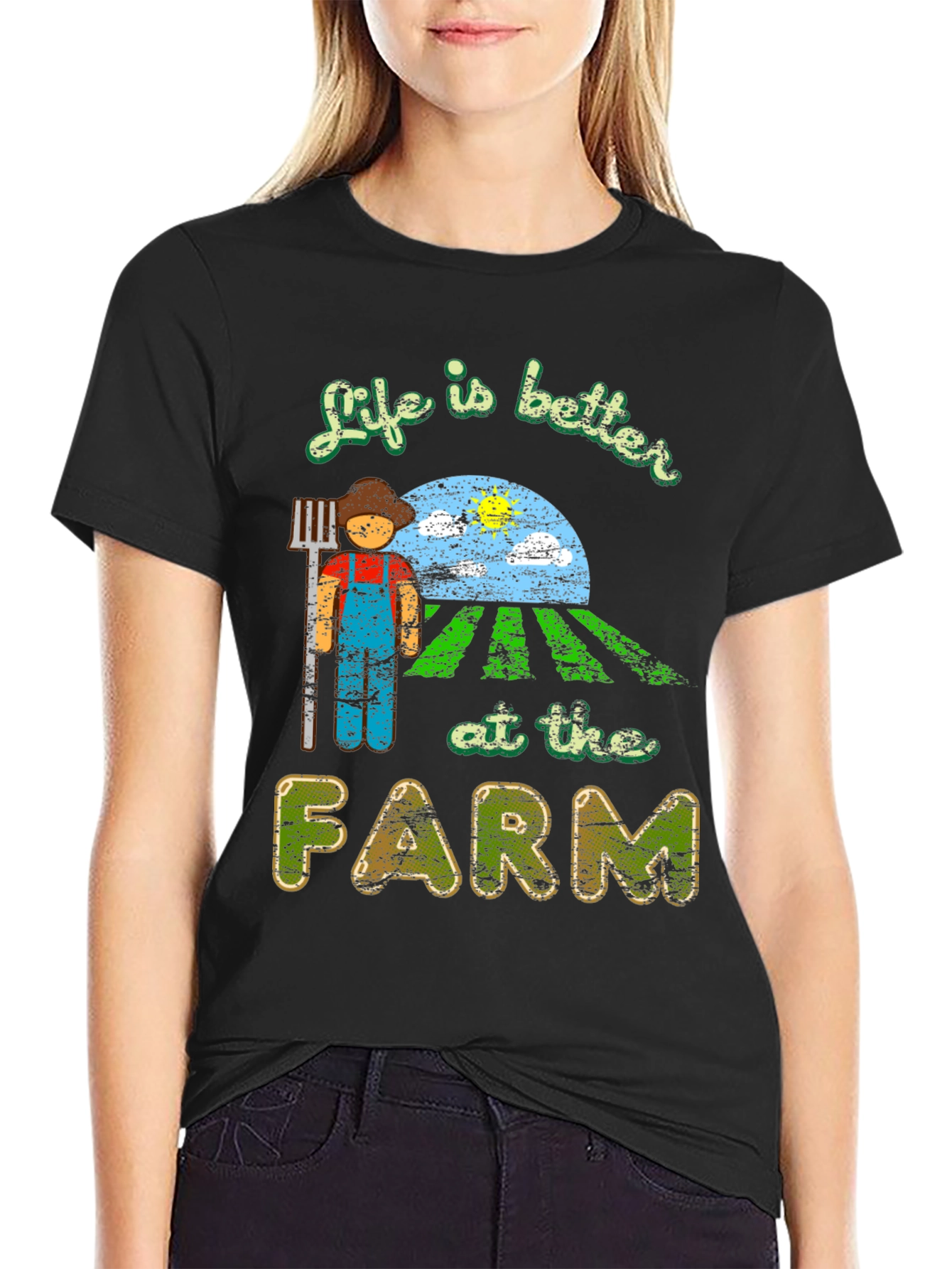Life is Better at the Farm Graphic T-Shirt