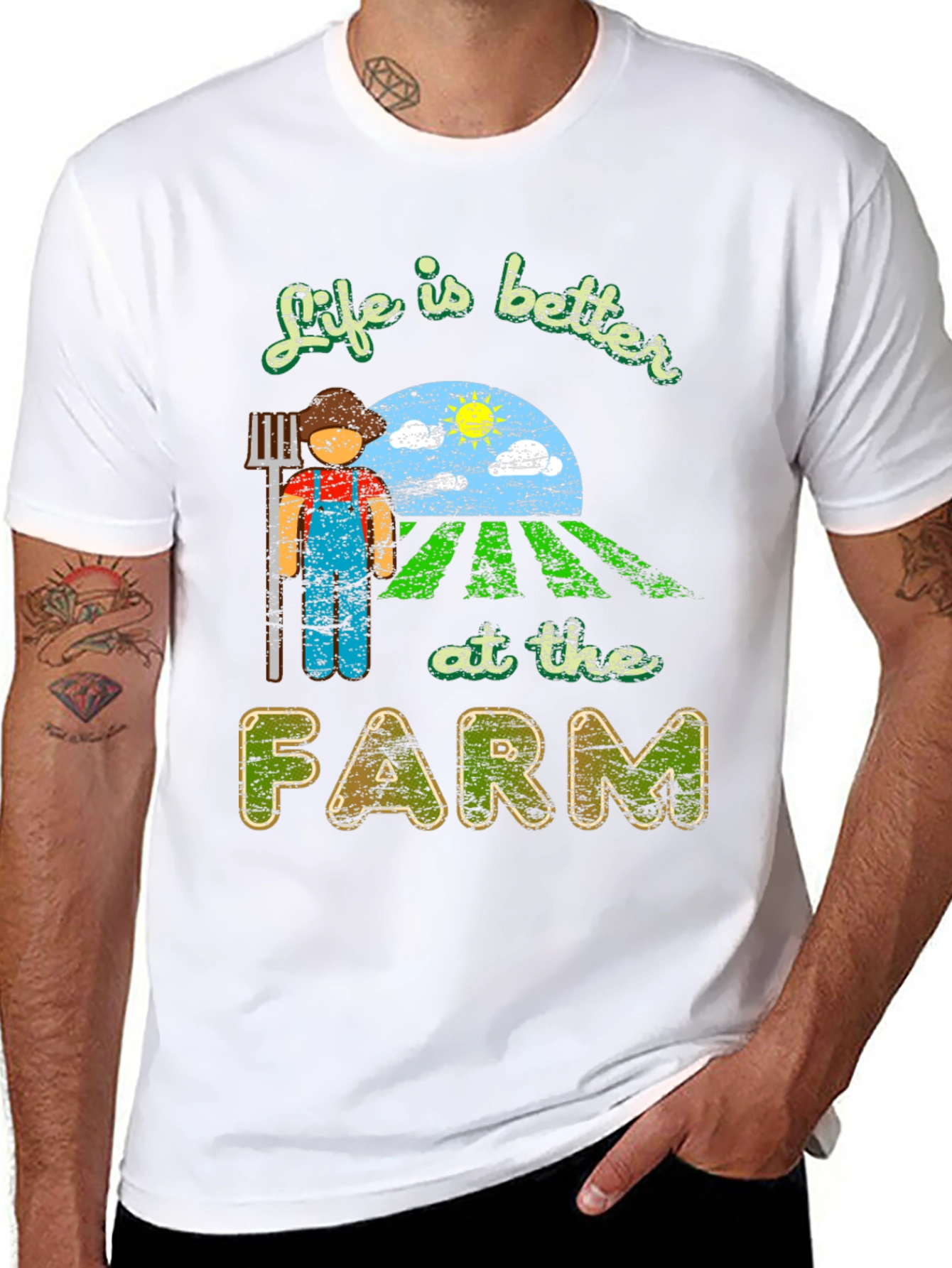Life is Better at the Farm Graphic T-Shirt