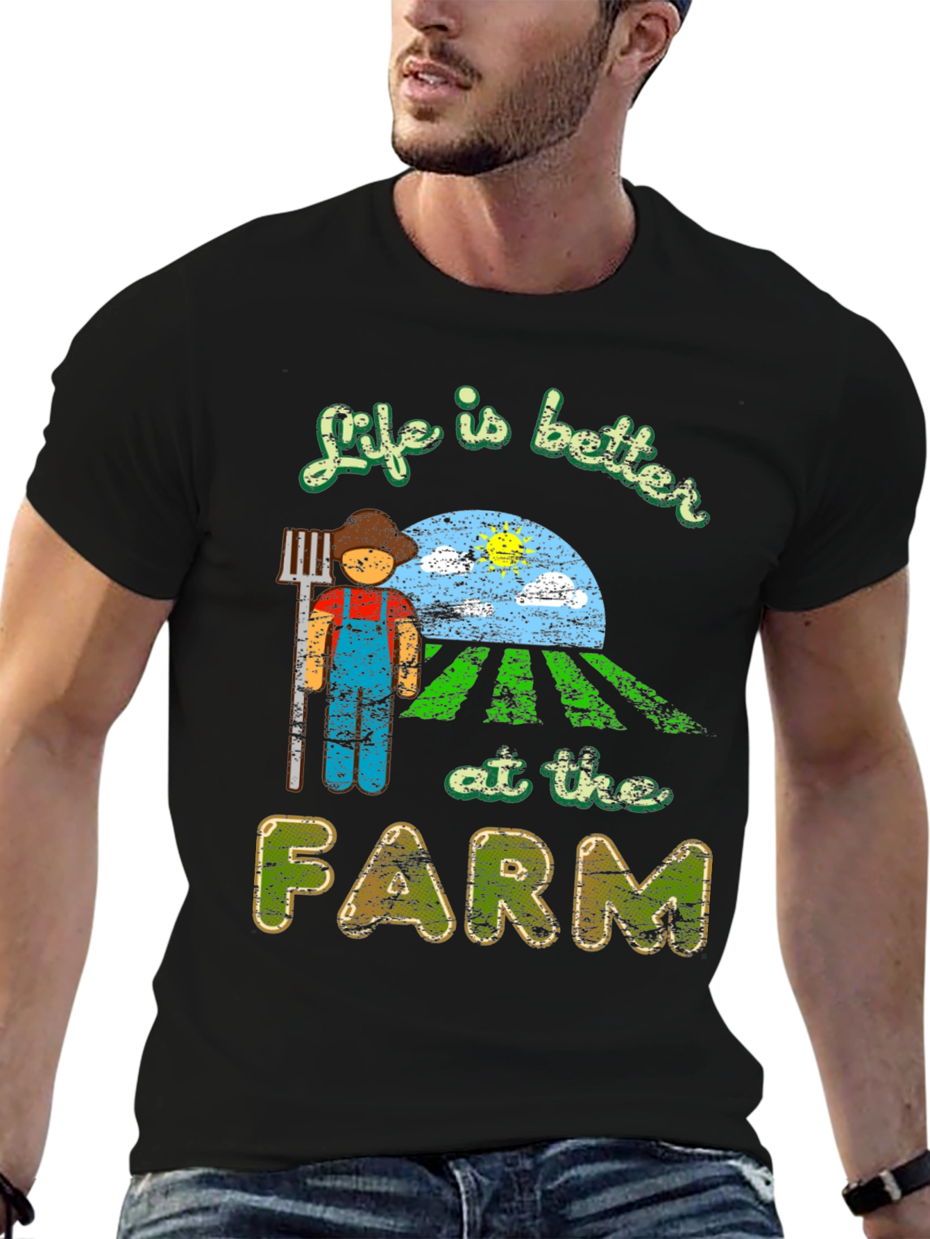 Life is Better at the Farm Graphic T-Shirt