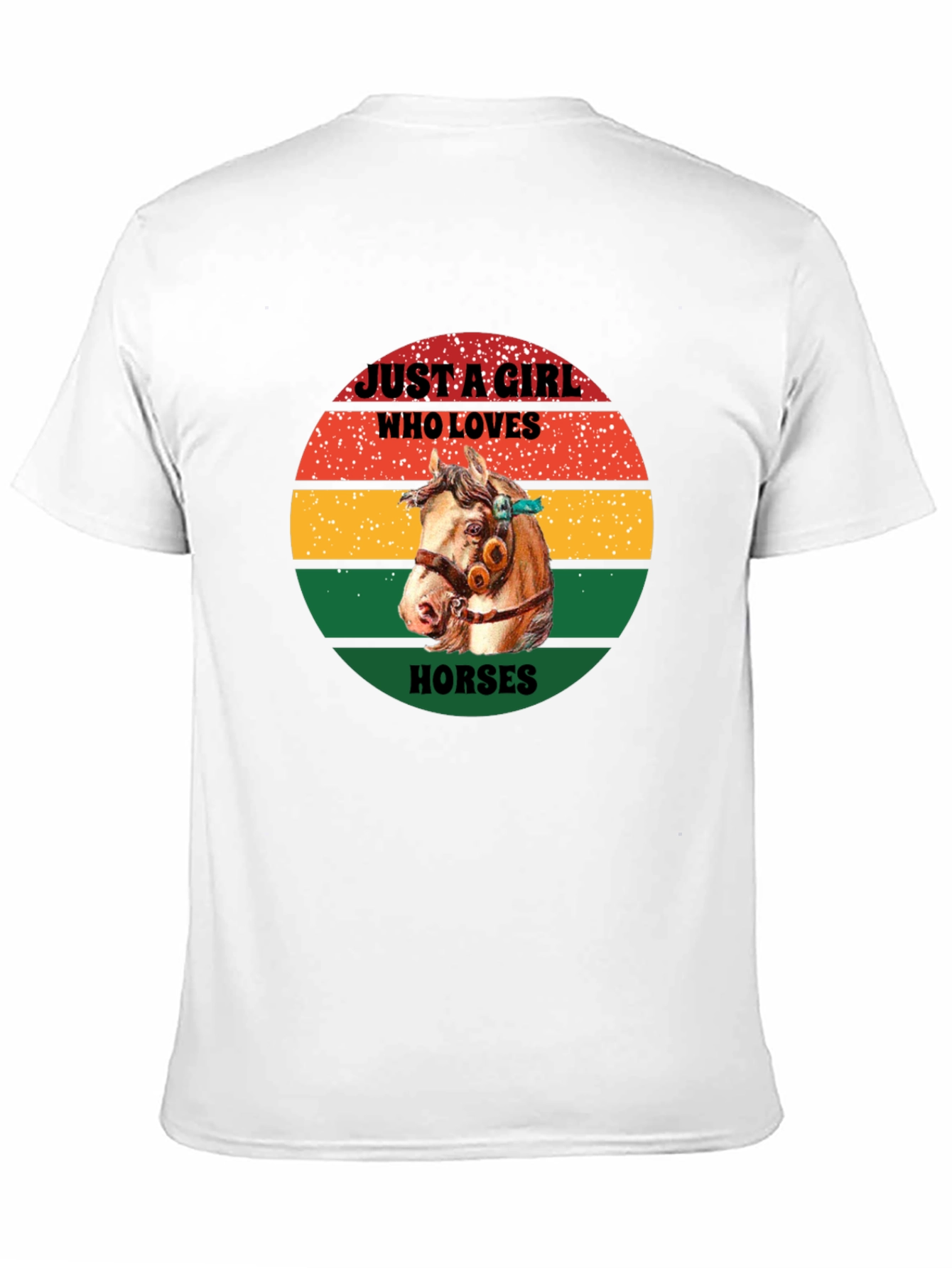 Just a Girl Who Loves Horses Graphic Tee