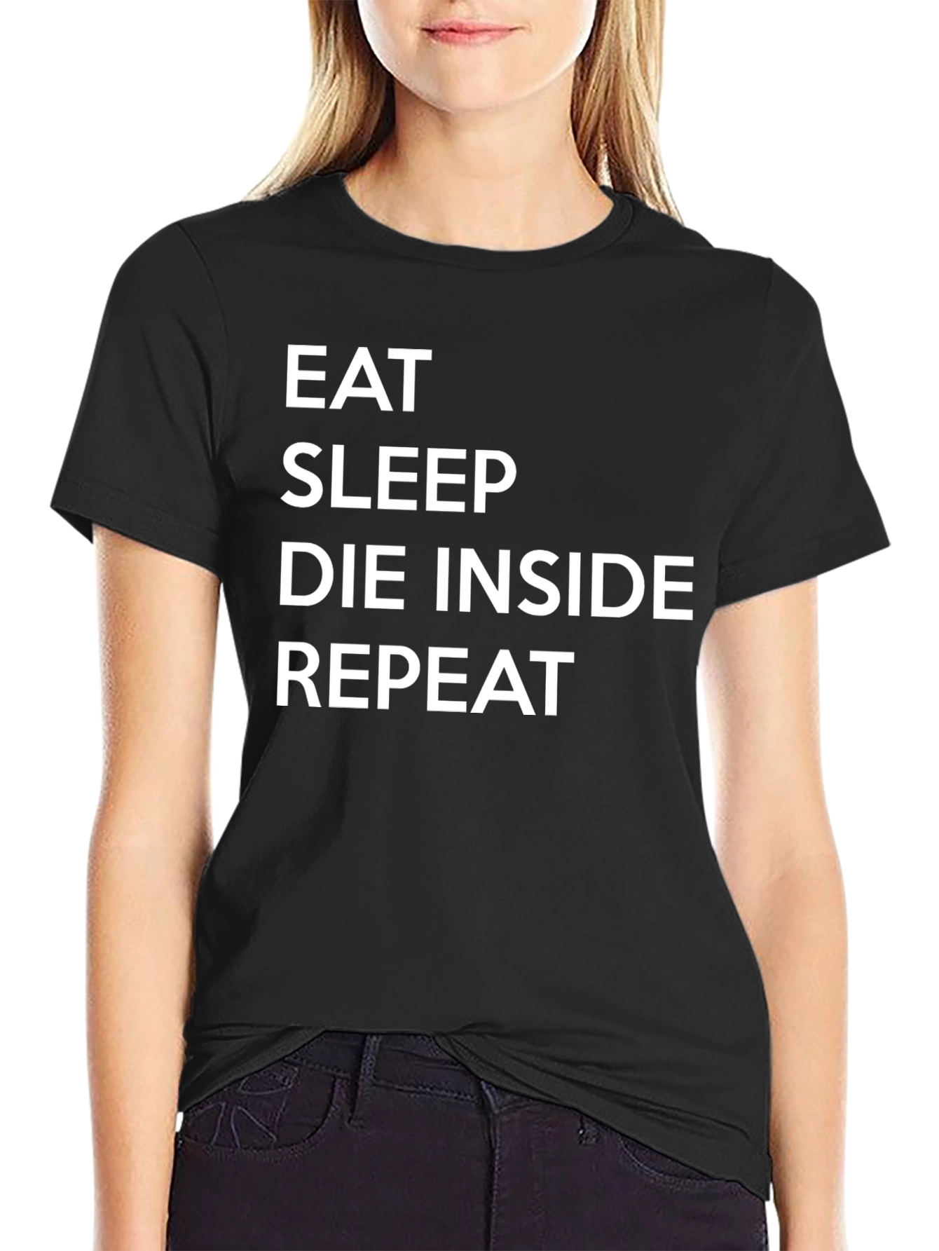 Eat Sleep Die Inside Repeat T-Shirt
