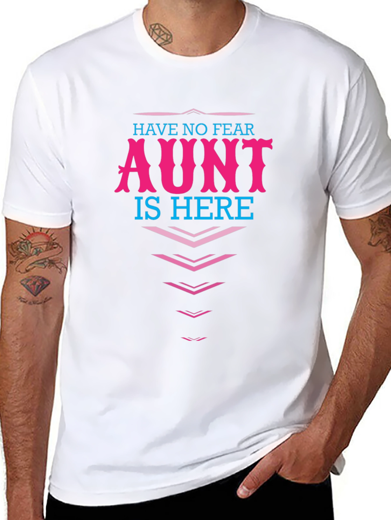 Have No Fear Aunt Is Here! Graphic T-Shirt