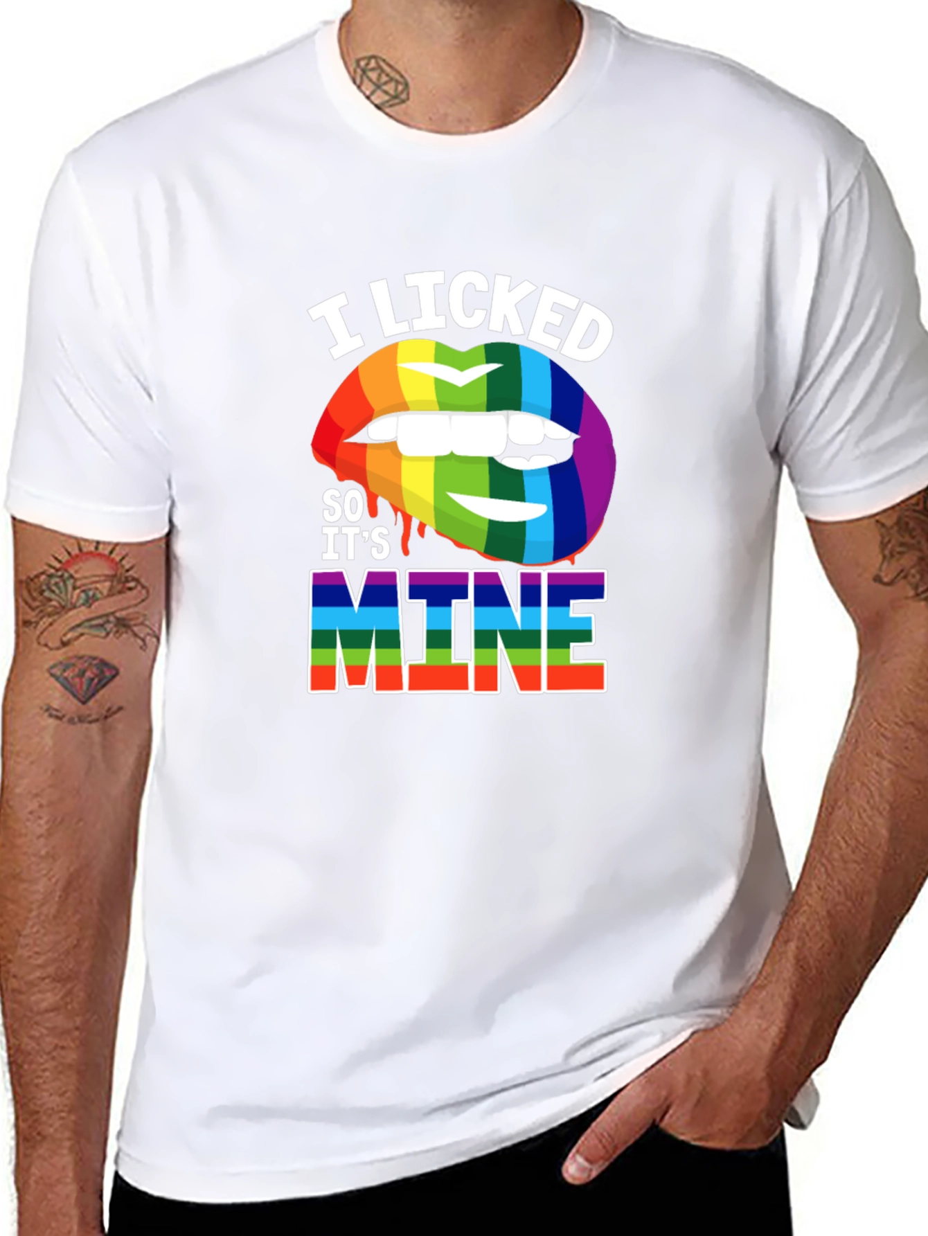 I Licked It So Its Mine Pride T-Shirt