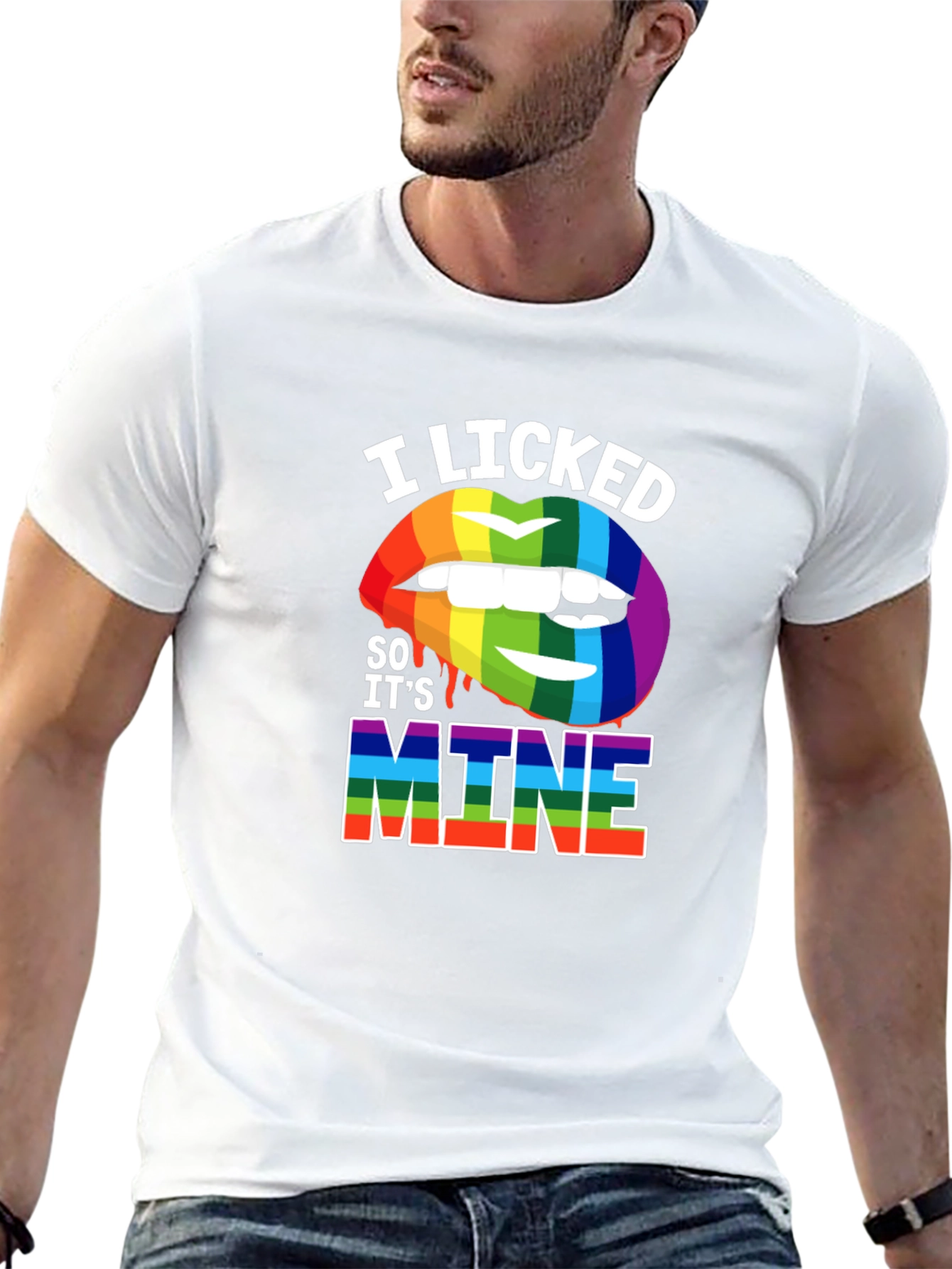 I Licked It So Its Mine Pride T-Shirt