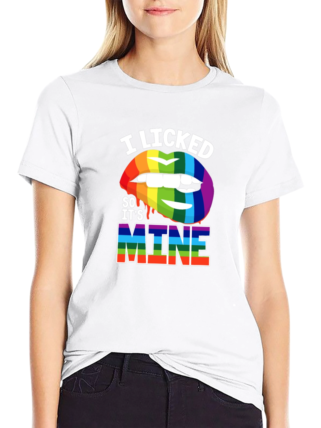 I Licked It So Its Mine Pride T-Shirt
