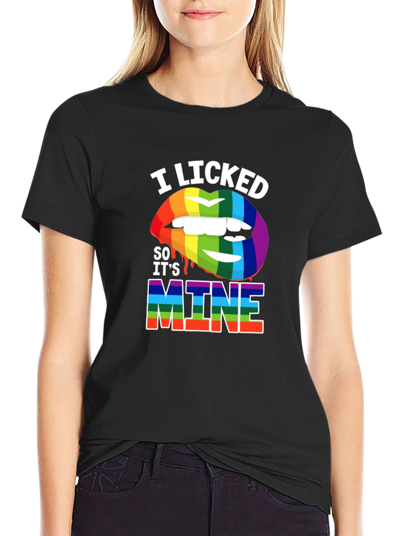 I Licked It So Its Mine Pride T-Shirt