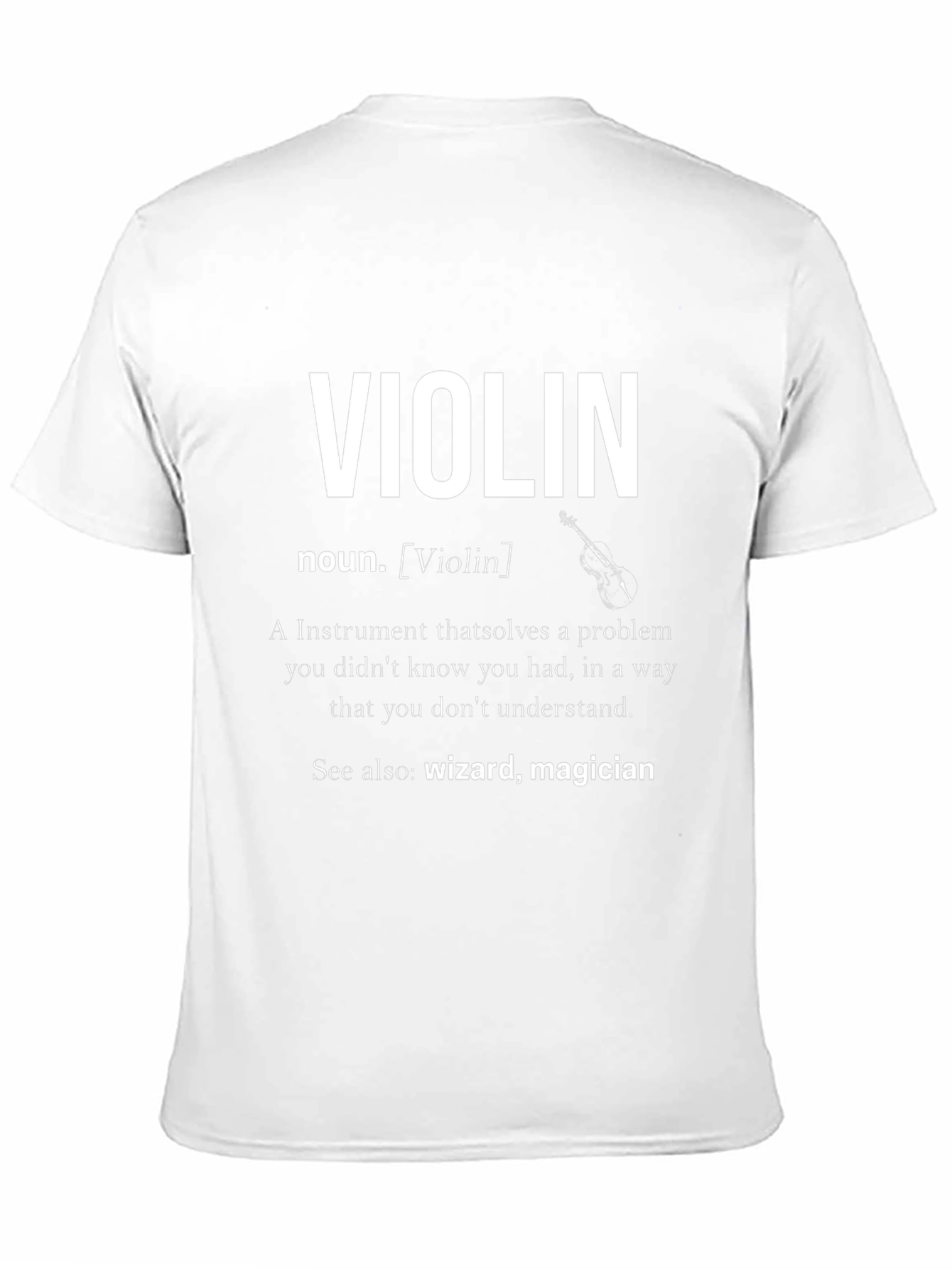 Violin Definition T-Shirt | Musician Gift