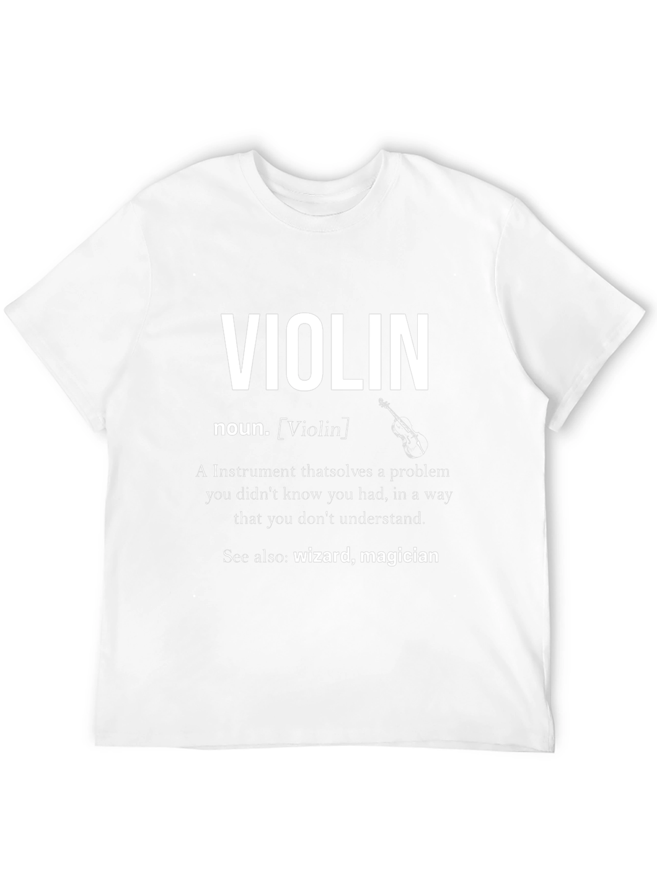 Violin Definition T-Shirt | Musician Gift