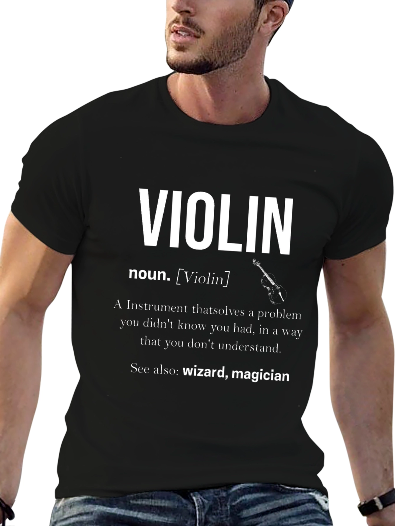 Violin Definition T-Shirt | Musician Gift
