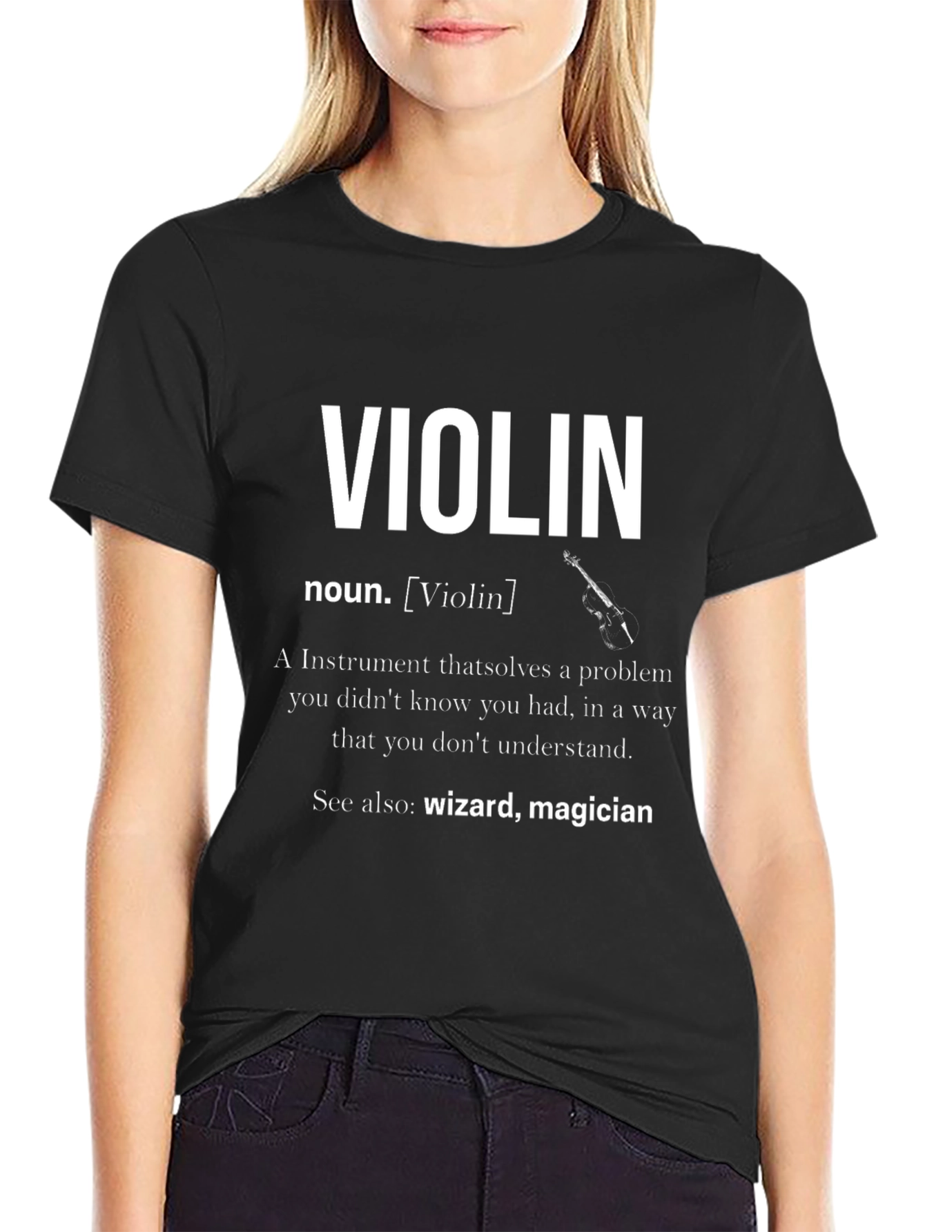 Violin Definition T-Shirt | Musician Gift
