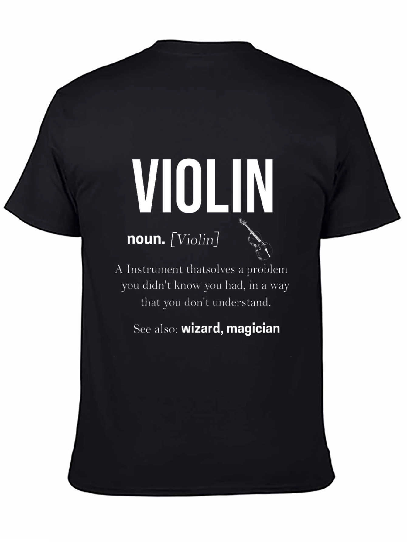 Violin Definition T-Shirt | Musician Gift