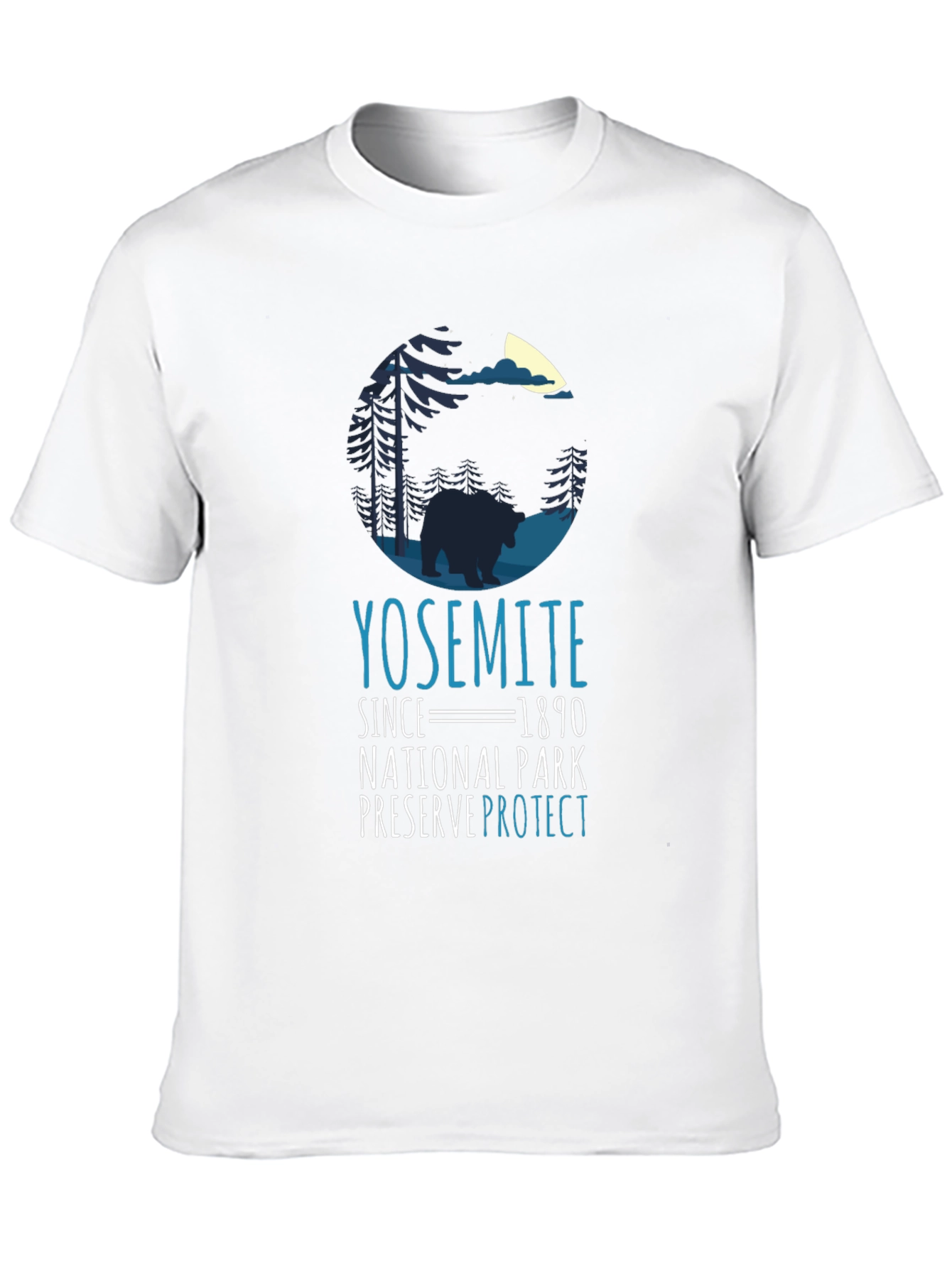 Yosemite National Park Bear Graphic T-Shirt