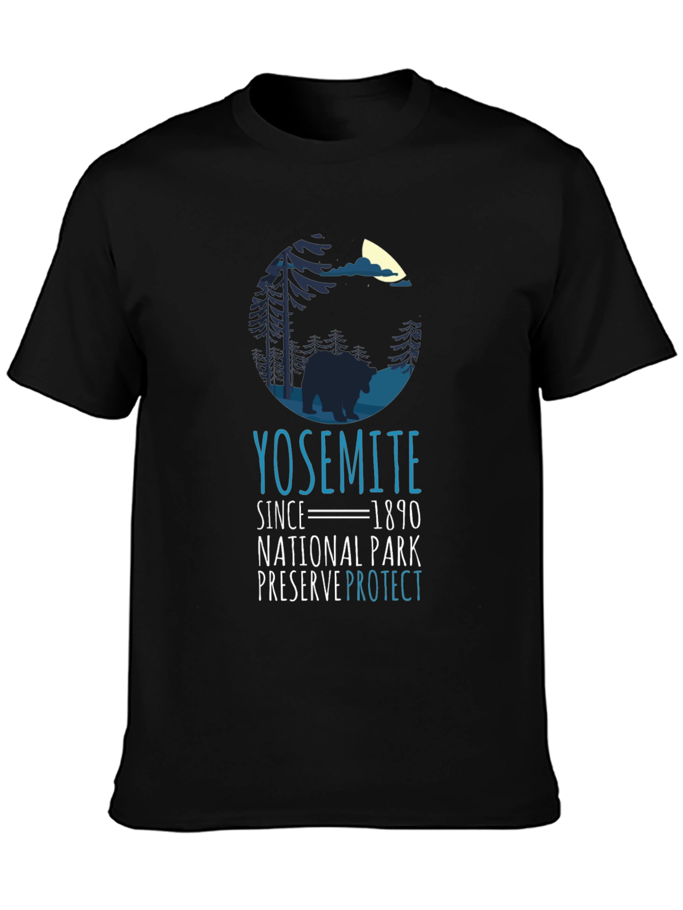 Yosemite National Park Bear Graphic T-Shirt