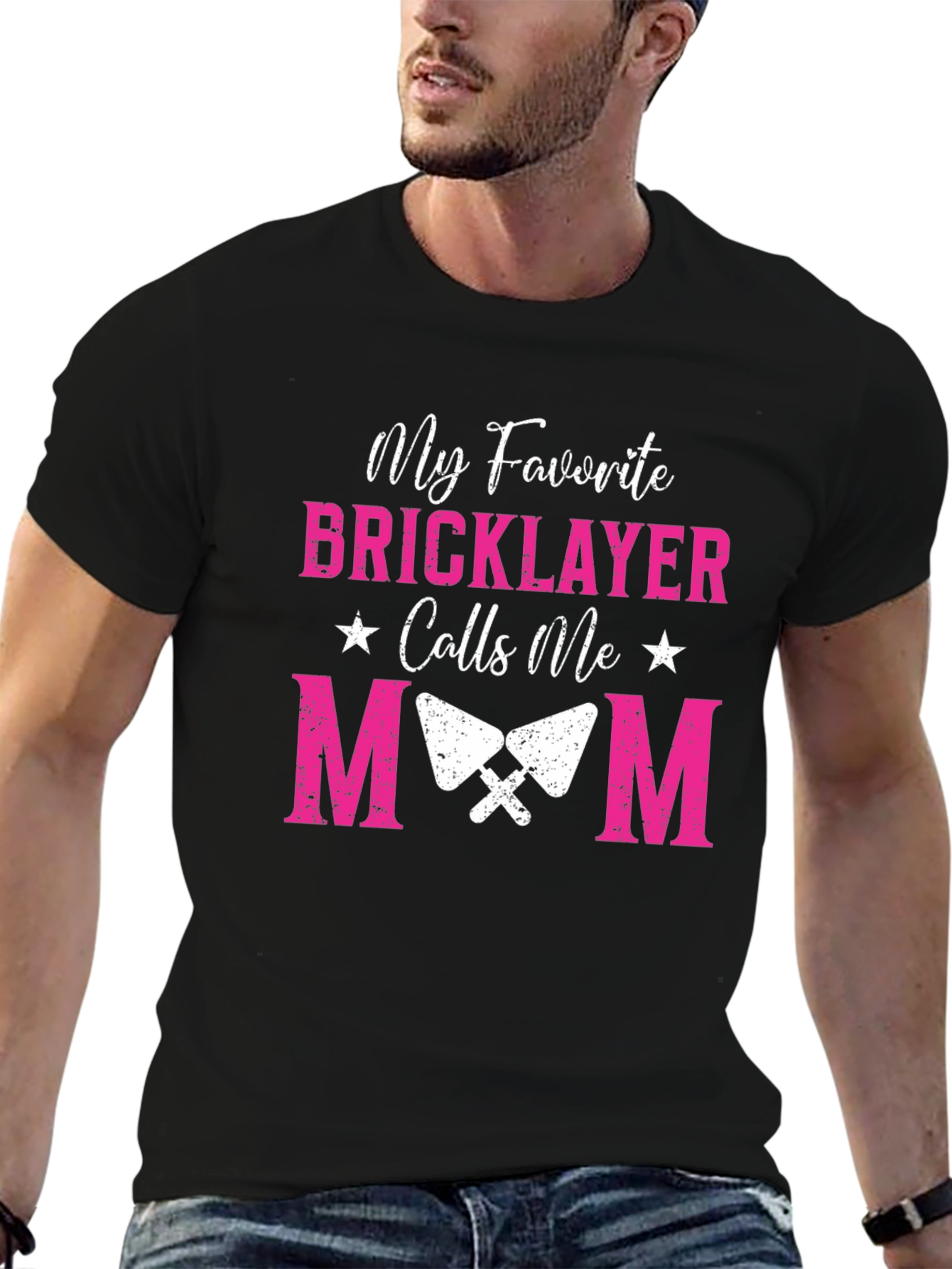 My Favorite Bricklayer Calls Me Mom Graphic Tee