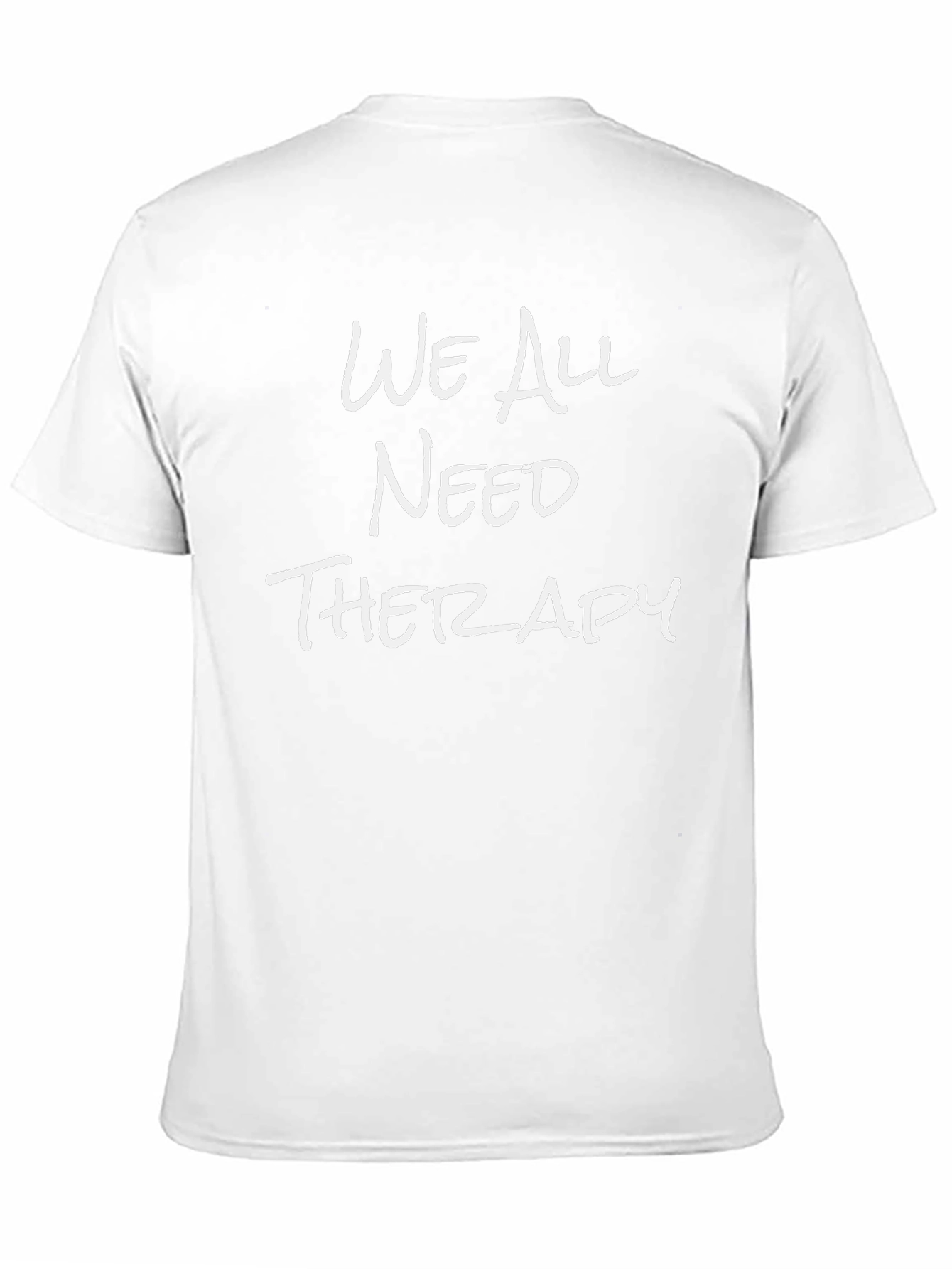 We All Need Therapy Black Graphic Tee