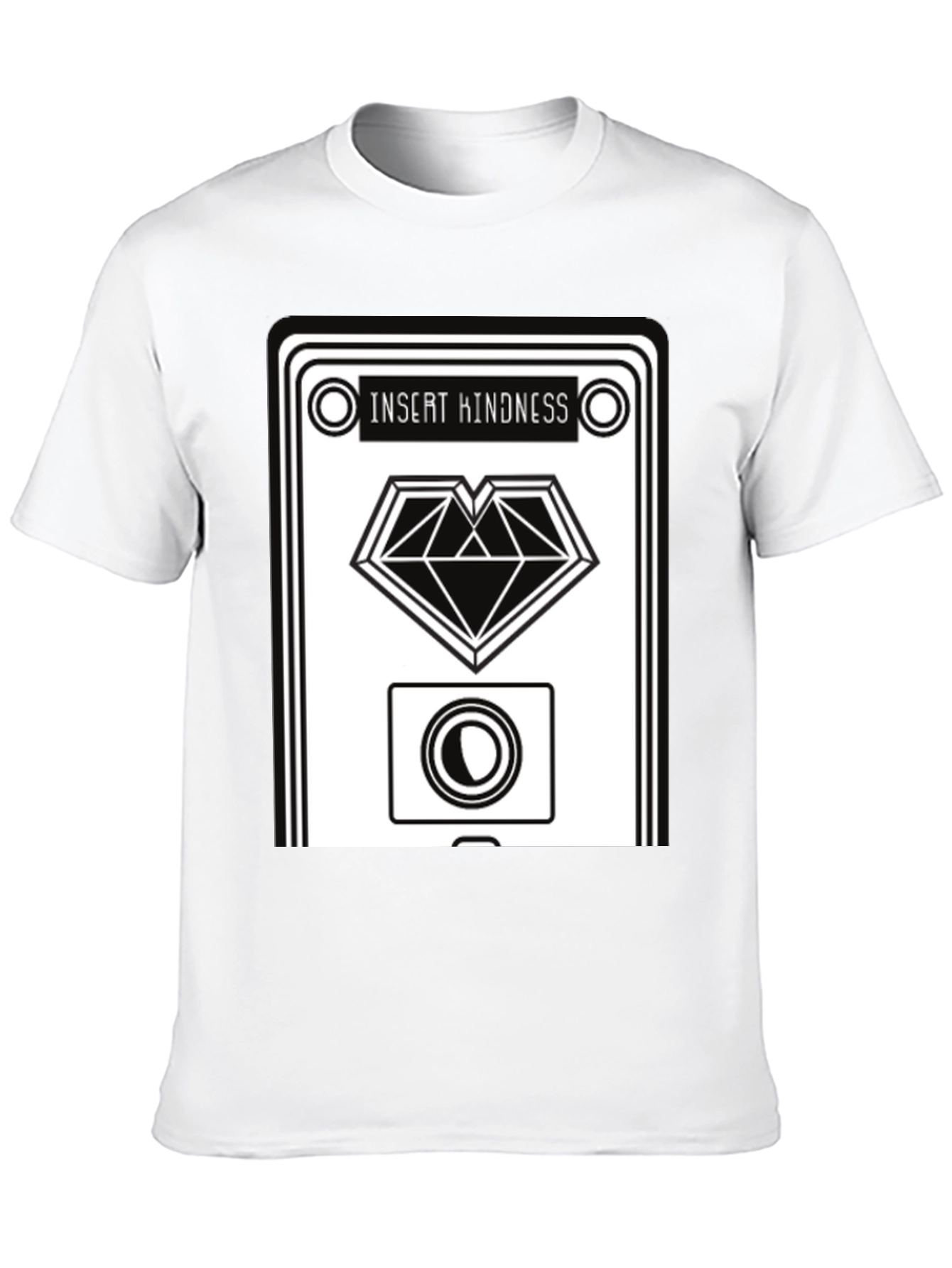Insert Kindness Black Graphic Tee