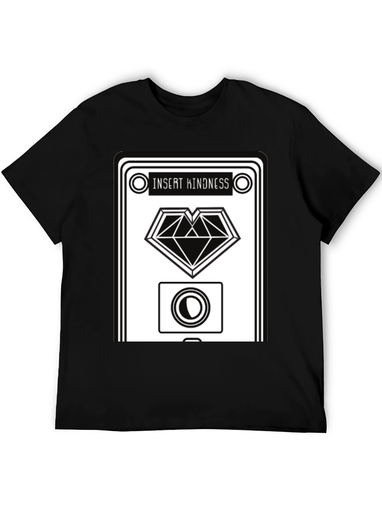 Insert Kindness Black Graphic Tee