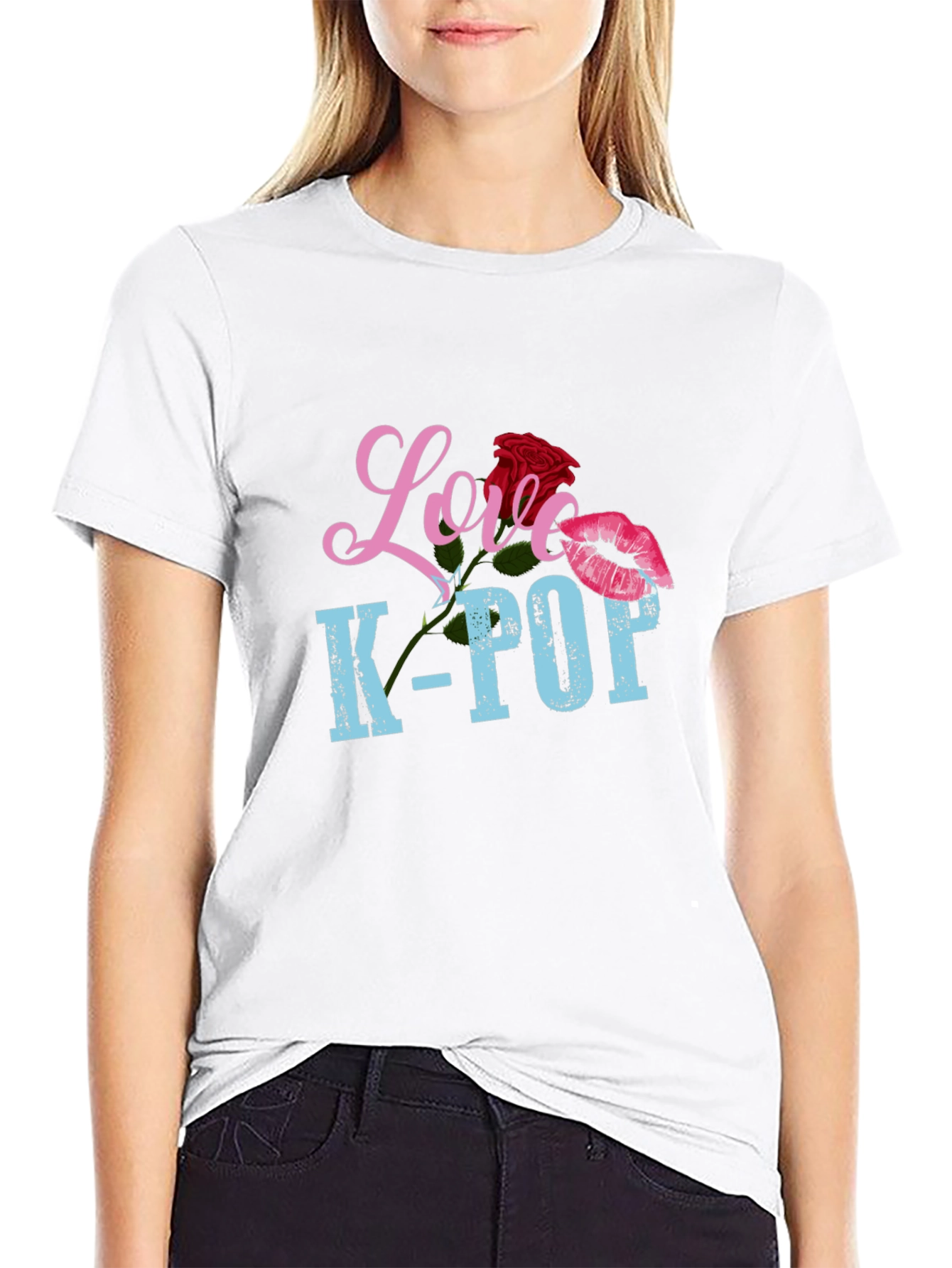 Love K-Pop Graphic T-Shirt