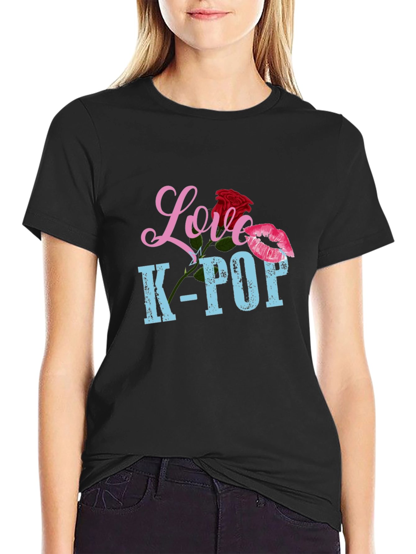 Love K-Pop Graphic T-Shirt