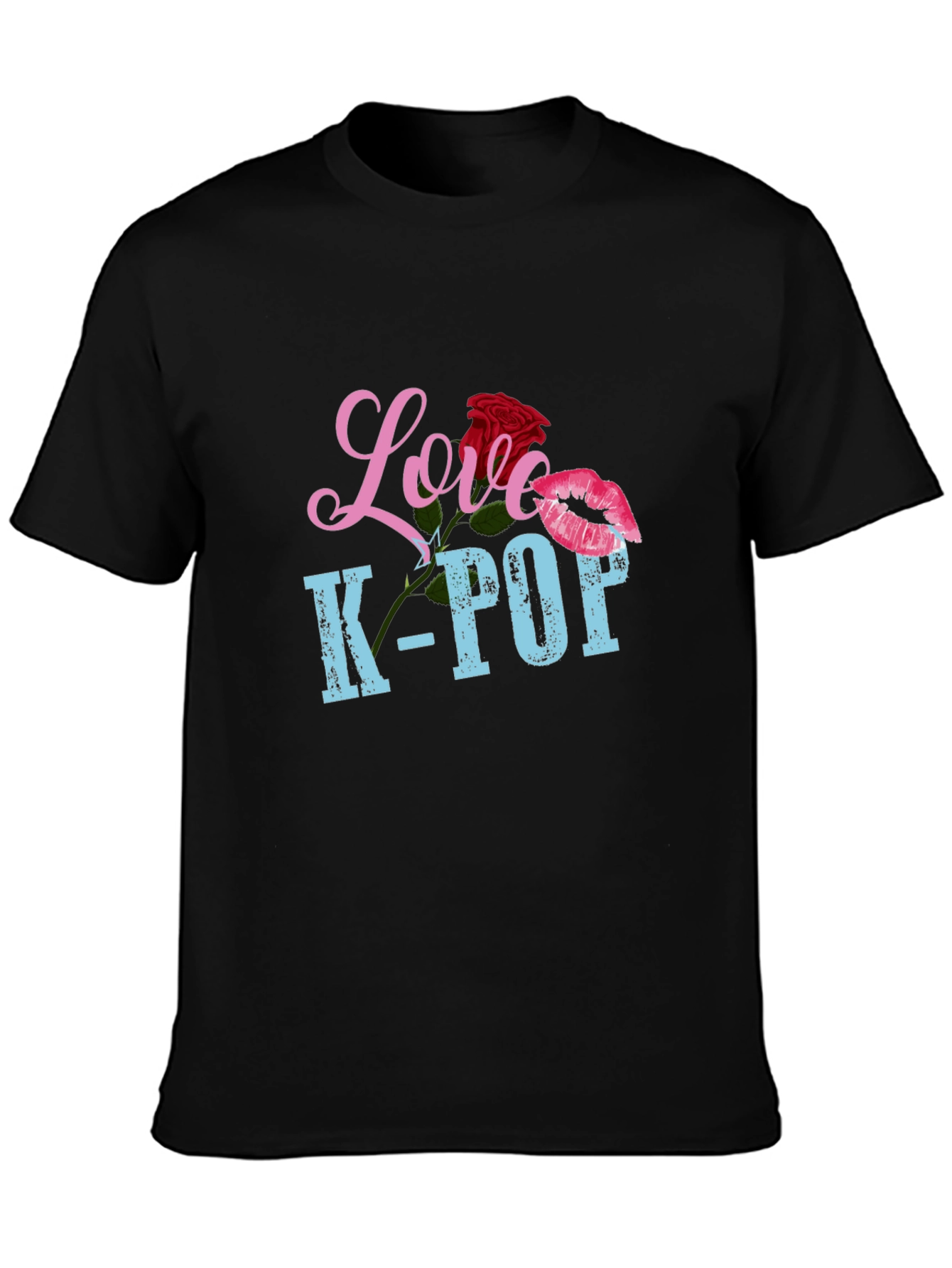Love K-Pop Graphic T-Shirt