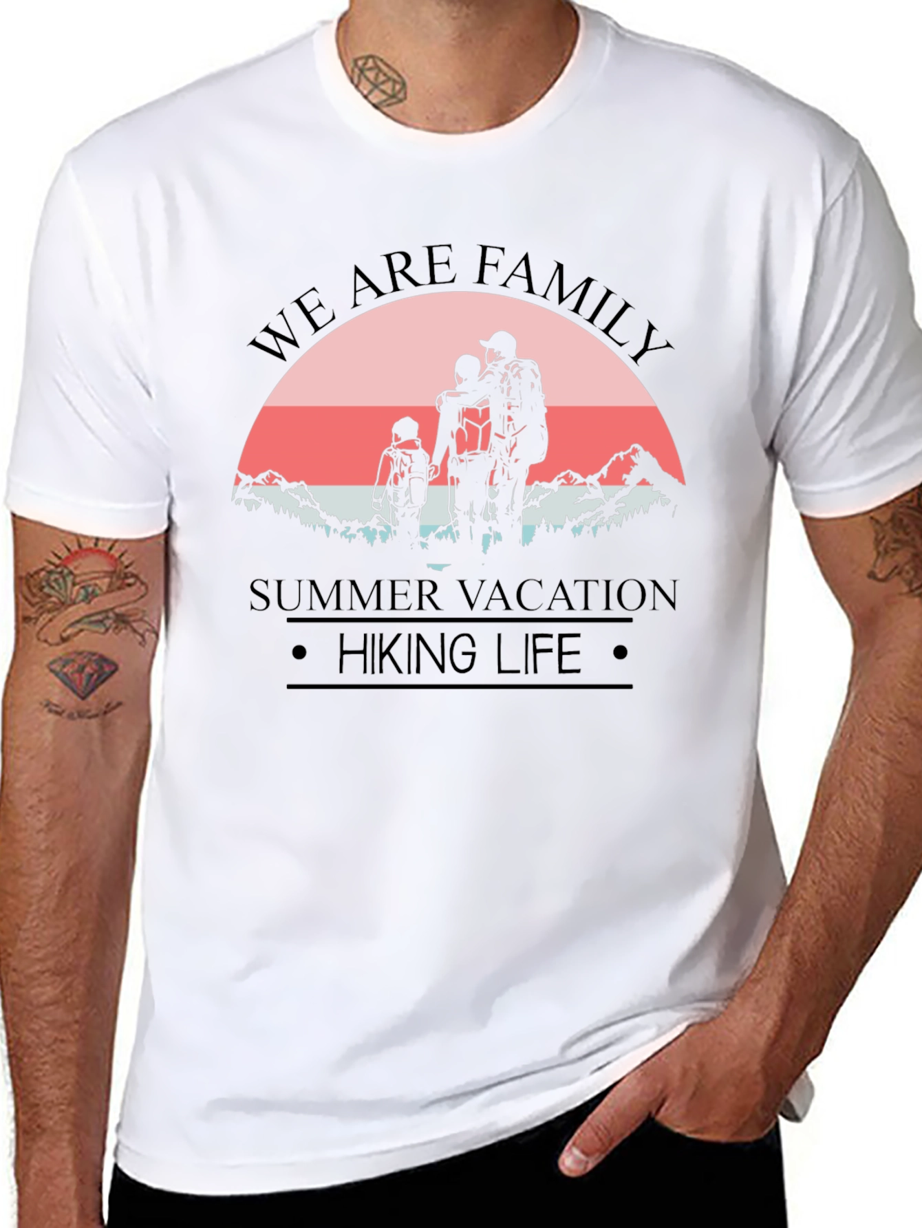 Family Hiking T-Shirt - Summer Vacation Adventure Tee