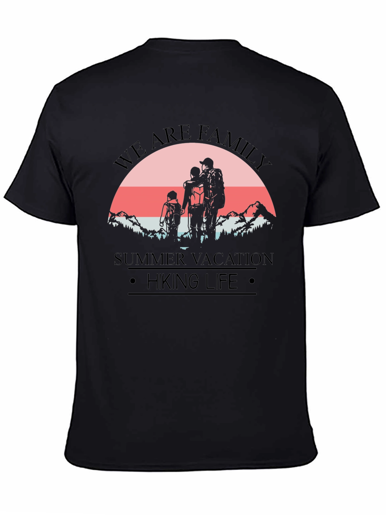 Family Hiking T-Shirt - Summer Vacation Adventure Tee