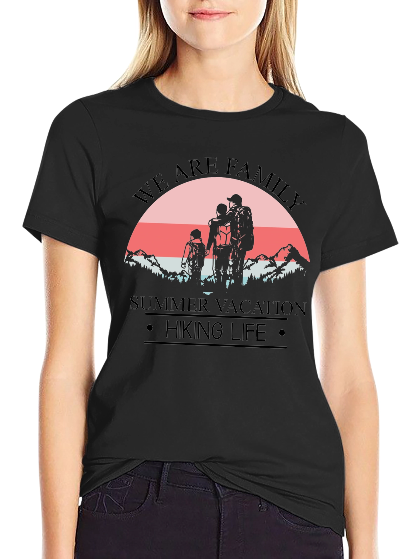 Family Hiking T-Shirt - Summer Vacation Adventure Tee