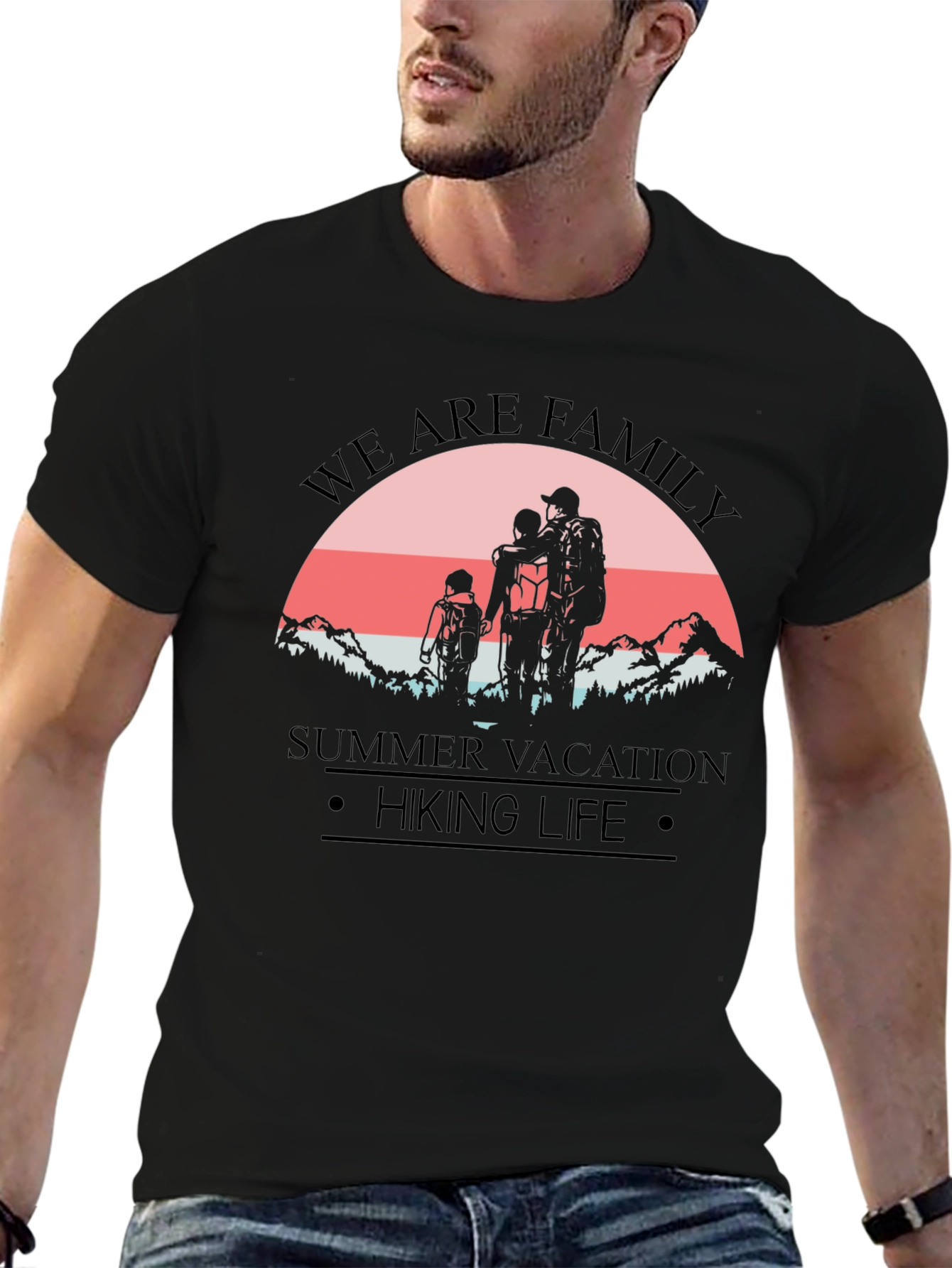 Family Hiking T-Shirt - Summer Vacation Adventure Tee